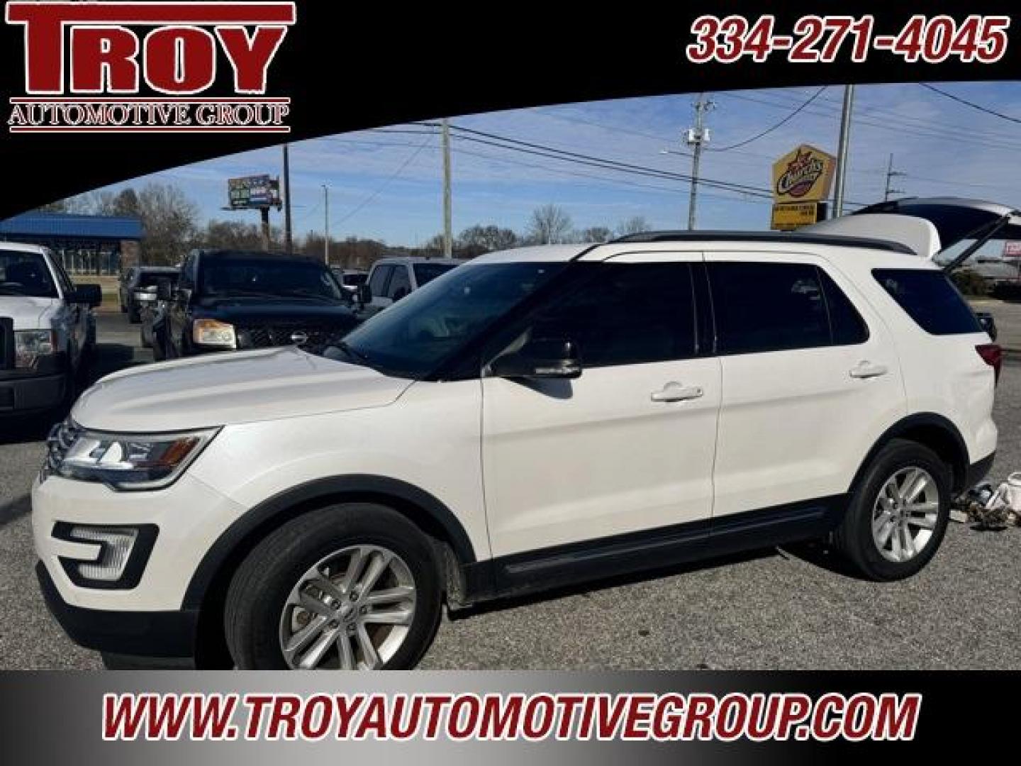 2017 White Platinum /Med Light Camel Ford Explorer XLT (1FM5K7D83HG) with an 3.5L V6 Ti-VCT engine, Automatic transmission, located at 6812 Atlanta Hwy, Montgomery, AL, 36117, (334) 271-4045, 32.382118, -86.178673 - Recent Arrival!<br><br>White Gold Metallic 2017 Ford Explorer XLT FWD 3.5L V6 Ti-VCT 6-Speed Automatic with Select-Shift<br><br>Financing Available---Top Value for Trades.<br><br><br>Awards:<br> * 2017 KBB.com 10 Most Awarded Brands * 2017 KBB.com Brand Image Awards<br><br>Reviews:<br> * Plenty - Photo#0