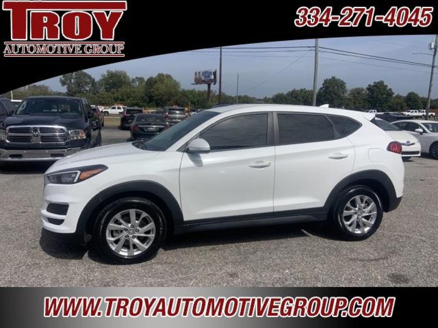 2021 White Cream /Gray Hyundai Tucson SE (KM8J23A4XMU) with an I4 engine, Automatic transmission, located at 6812 Atlanta Hwy, Montgomery, AL, 36117, (334) 271-4045, 32.382118, -86.178673 - Photo#0