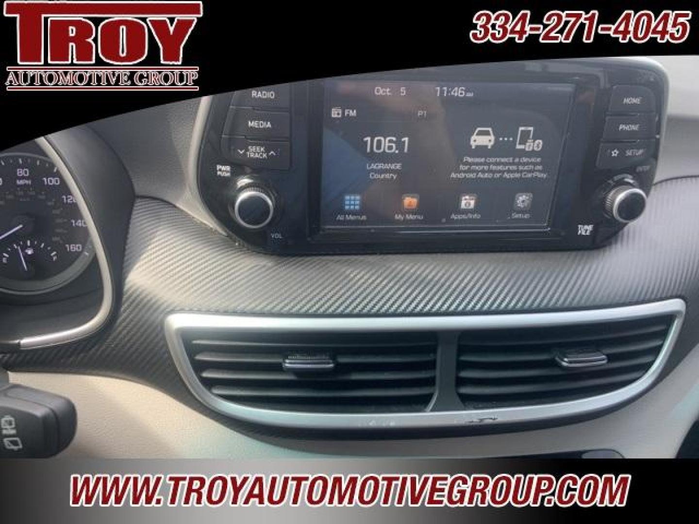 2021 White Cream /Gray Hyundai Tucson SE (KM8J23A4XMU) with an I4 engine, Automatic transmission, located at 6812 Atlanta Hwy, Montgomery, AL, 36117, (334) 271-4045, 32.382118, -86.178673 - Photo#38