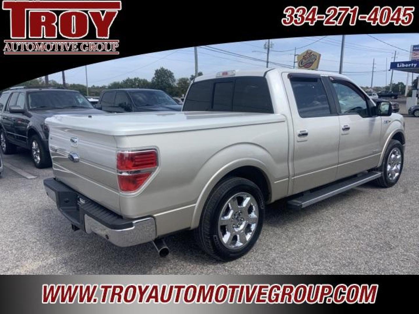 2013 White Platinum Metallic Tri-Coat /Pecan Ford F-150 Lariat (1FTFW1CT3DF) with an 3.5L V6 engine, Automatic transmission, located at 6812 Atlanta Hwy, Montgomery, AL, 36117, (334) 271-4045, 32.382118, -86.178673 - ABS brakes, Alloy wheels, Compass, Electronic Stability Control, Front dual zone A/C, Heated door mirrors, Heated front seats, Illuminated entry, Low tire pressure warning, Remote keyless entry, Traction control.<br><br><br>White Platinum Metallic Tri-Coat 2013 Ford F-150 Lariat RWD 3.5L V6 6-Speed - Photo#9