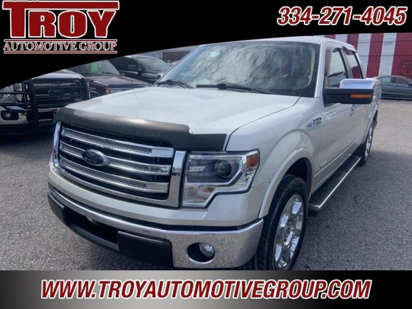 2013 White Platinum Metallic Tri-Coat /Pecan Ford F-150 Lariat (1FTFW1CT3DF) with an 3.5L V6 engine, Automatic transmission, located at 6812 Atlanta Hwy, Montgomery, AL, 36117, (334) 271-4045, 32.382118, -86.178673 - Photo#3