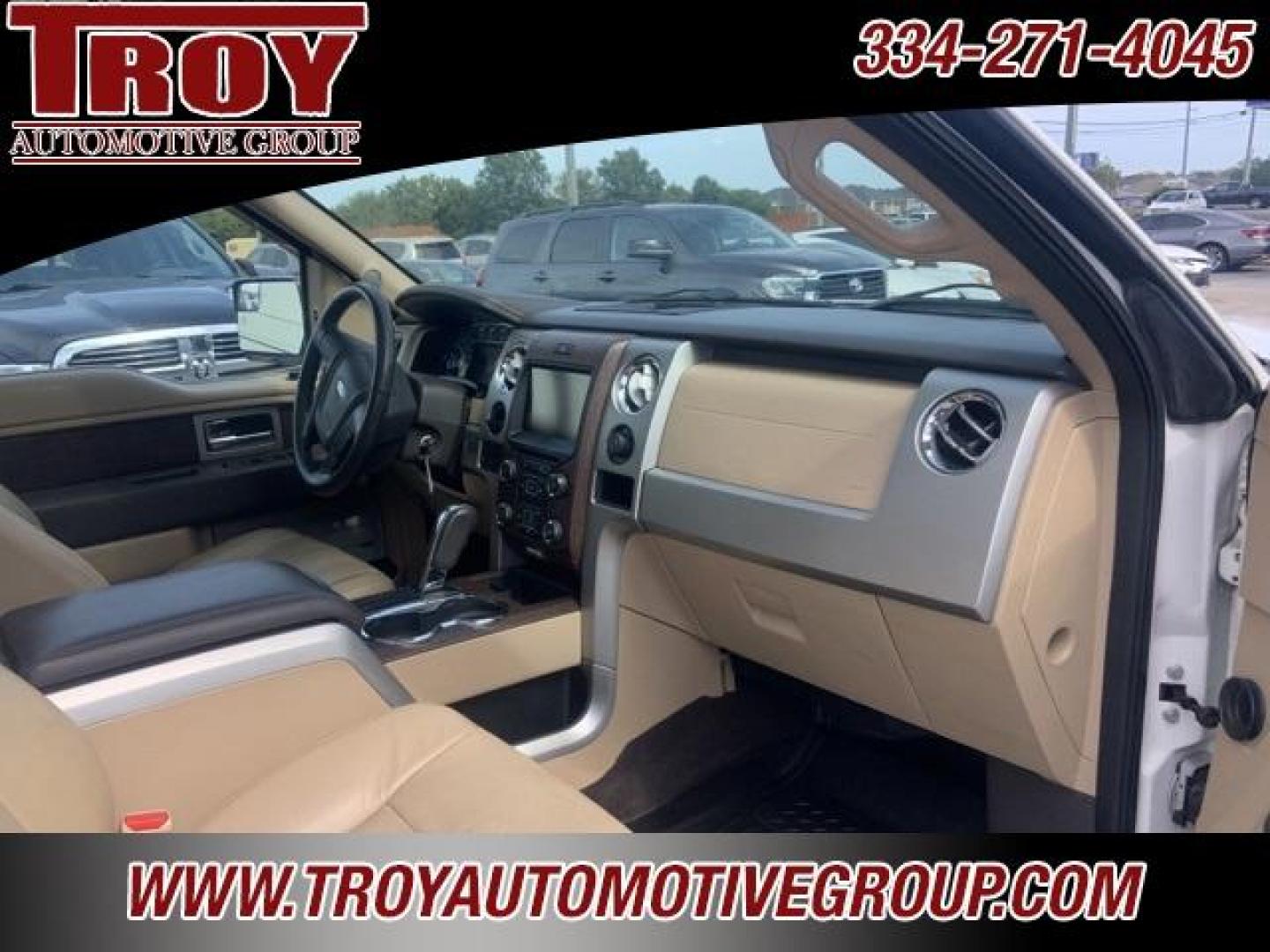 2013 White Platinum Metallic Tri-Coat /Pecan Ford F-150 Lariat (1FTFW1CT3DF) with an 3.5L V6 engine, Automatic transmission, located at 6812 Atlanta Hwy, Montgomery, AL, 36117, (334) 271-4045, 32.382118, -86.178673 - ABS brakes, Alloy wheels, Compass, Electronic Stability Control, Front dual zone A/C, Heated door mirrors, Heated front seats, Illuminated entry, Low tire pressure warning, Remote keyless entry, Traction control.<br><br><br>White Platinum Metallic Tri-Coat 2013 Ford F-150 Lariat RWD 3.5L V6 6-Speed - Photo#42