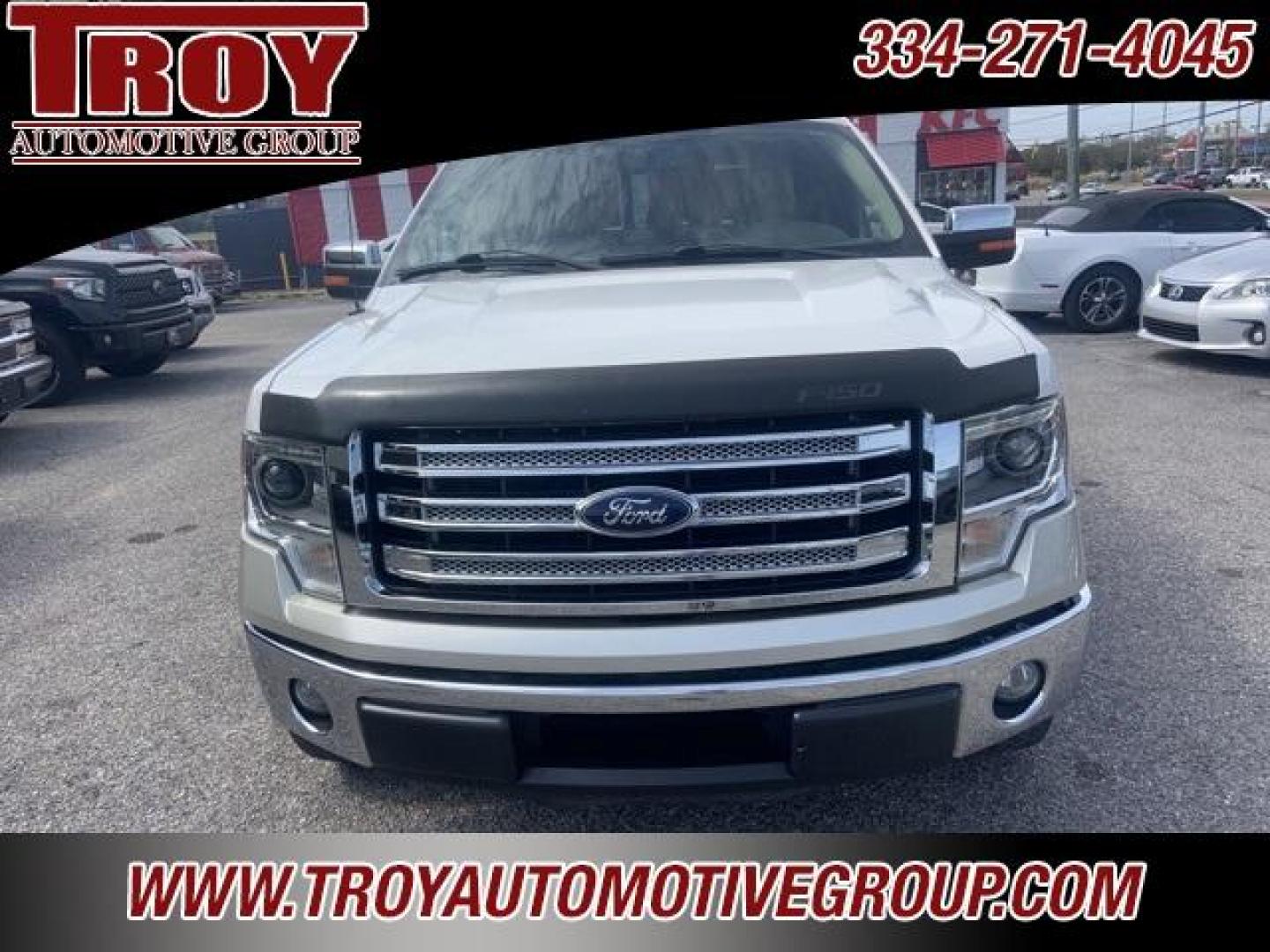 2013 White Platinum Metallic Tri-Coat /Pecan Ford F-150 Lariat (1FTFW1CT3DF) with an 3.5L V6 engine, Automatic transmission, located at 6812 Atlanta Hwy, Montgomery, AL, 36117, (334) 271-4045, 32.382118, -86.178673 - Photo#4