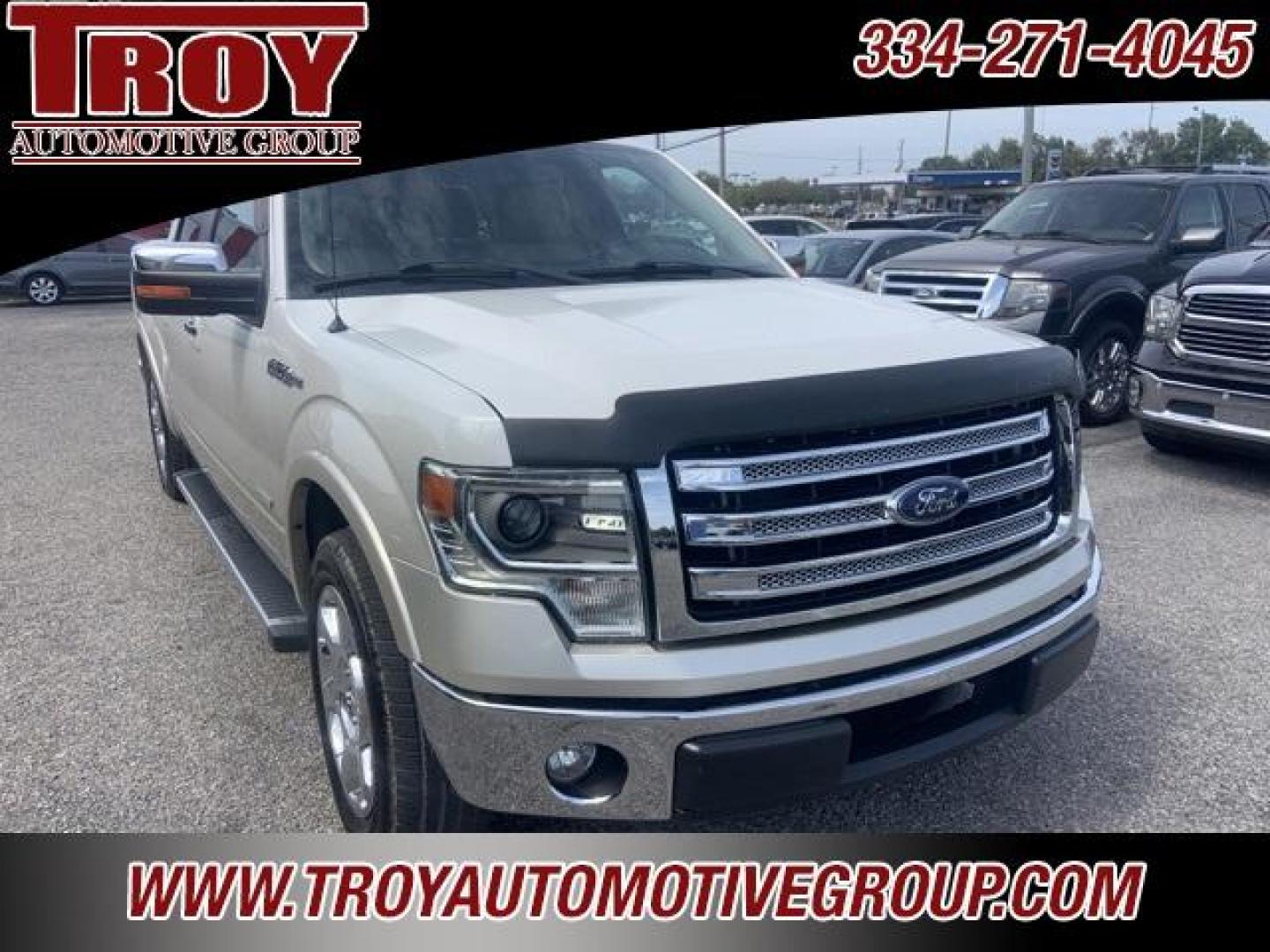 2013 White Platinum Metallic Tri-Coat /Pecan Ford F-150 Lariat (1FTFW1CT3DF) with an 3.5L V6 engine, Automatic transmission, located at 6812 Atlanta Hwy, Montgomery, AL, 36117, (334) 271-4045, 32.382118, -86.178673 - ABS brakes, Alloy wheels, Compass, Electronic Stability Control, Front dual zone A/C, Heated door mirrors, Heated front seats, Illuminated entry, Low tire pressure warning, Remote keyless entry, Traction control.<br><br><br>White Platinum Metallic Tri-Coat 2013 Ford F-150 Lariat RWD 3.5L V6 6-Speed - Photo#5