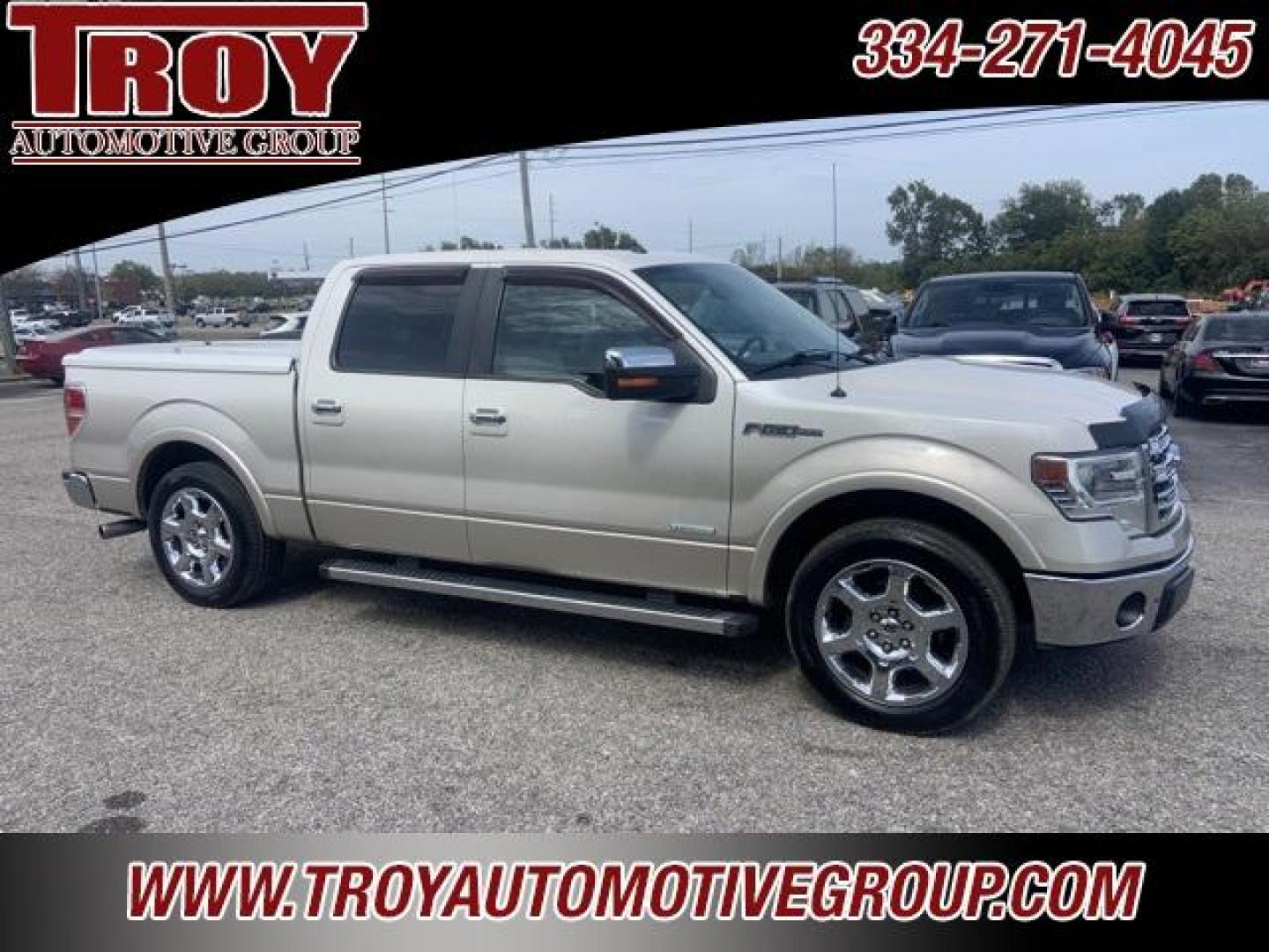 2013 White Platinum Metallic Tri-Coat /Pecan Ford F-150 Lariat (1FTFW1CT3DF) with an 3.5L V6 engine, Automatic transmission, located at 6812 Atlanta Hwy, Montgomery, AL, 36117, (334) 271-4045, 32.382118, -86.178673 - ABS brakes, Alloy wheels, Compass, Electronic Stability Control, Front dual zone A/C, Heated door mirrors, Heated front seats, Illuminated entry, Low tire pressure warning, Remote keyless entry, Traction control.<br><br><br>White Platinum Metallic Tri-Coat 2013 Ford F-150 Lariat RWD 3.5L V6 6-Speed - Photo#7