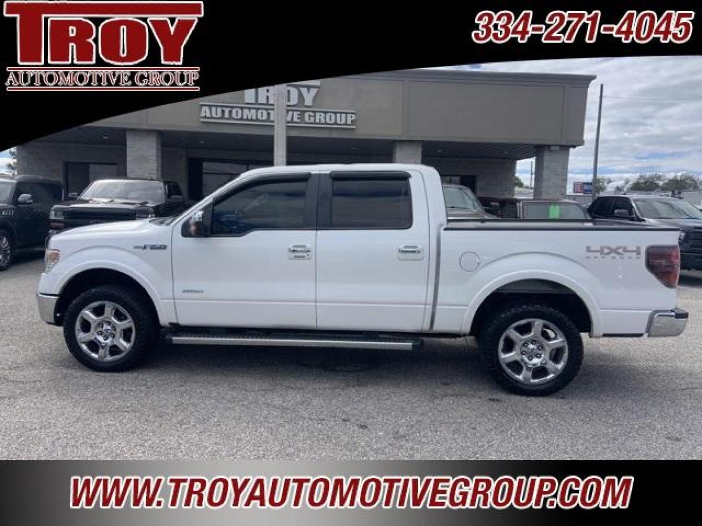 2013 White Platinum Metallic Tri-Coat /Pecan Ford F-150 Lariat (1FTFW1ET3DF) with an 3.5L V6 engine, Automatic transmission, located at 6812 Atlanta Hwy, Montgomery, AL, 36117, (334) 271-4045, 32.382118, -86.178673 - Photo#0