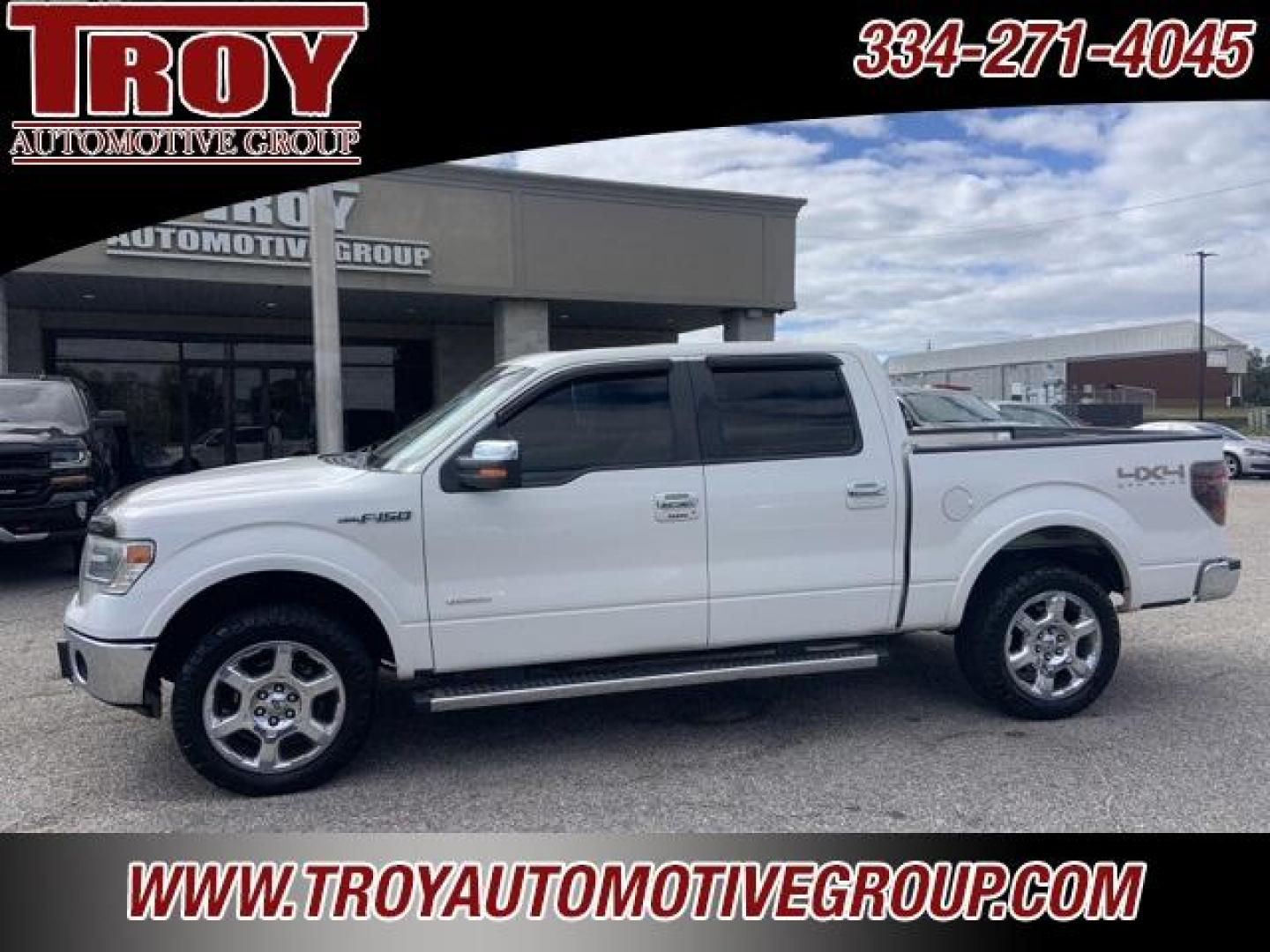 2013 White Platinum Metallic Tri-Coat /Pecan Ford F-150 Lariat (1FTFW1ET3DF) with an 3.5L V6 engine, Automatic transmission, located at 6812 Atlanta Hwy, Montgomery, AL, 36117, (334) 271-4045, 32.382118, -86.178673 - Photo#1