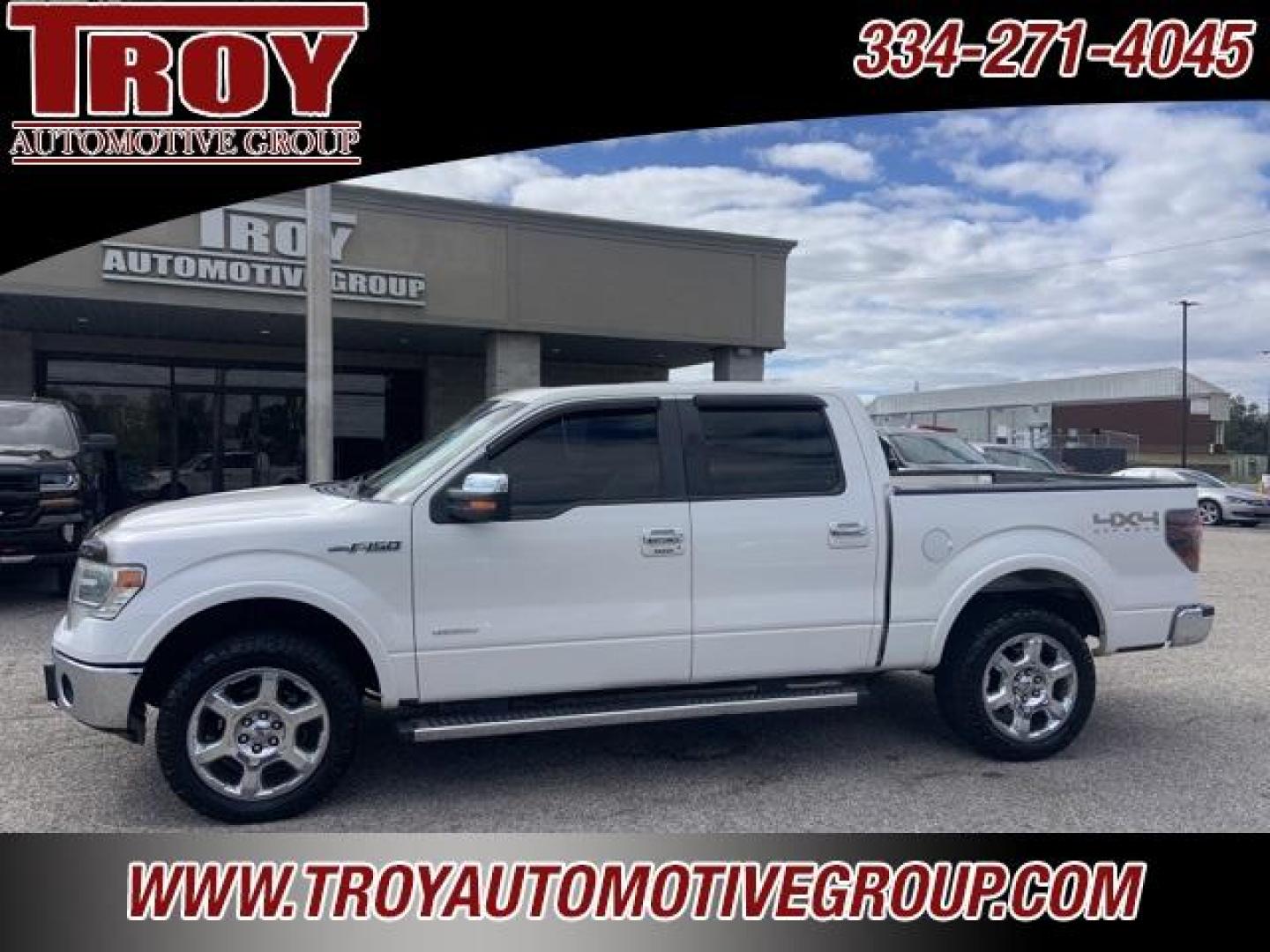 2013 White Platinum Metallic Tri-Coat /Pecan Ford F-150 Lariat (1FTFW1ET3DF) with an 3.5L V6 engine, Automatic transmission, located at 6812 Atlanta Hwy, Montgomery, AL, 36117, (334) 271-4045, 32.382118, -86.178673 - Photo#2