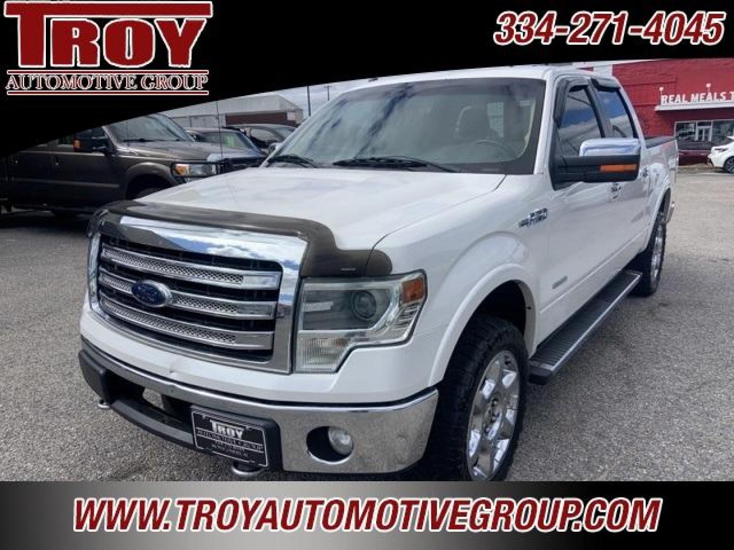 2013 White Platinum Metallic Tri-Coat /Pecan Ford F-150 Lariat (1FTFW1ET3DF) with an 3.5L V6 engine, Automatic transmission, located at 6812 Atlanta Hwy, Montgomery, AL, 36117, (334) 271-4045, 32.382118, -86.178673 - Photo#4