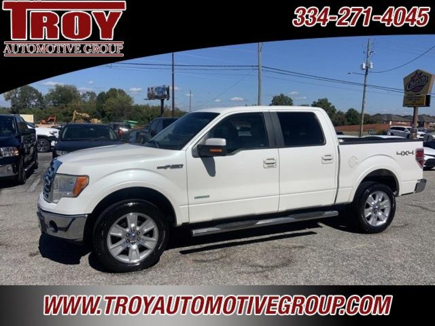 2013 White Platinum Metallic Tri-Coat /Pecan Ford F-150 Lariat (1FTFW1ET7DF) with an 3.5L V6 engine, Automatic transmission, located at 6812 Atlanta Hwy, Montgomery, AL, 36117, (334) 271-4045, 32.382118, -86.178673 - Photo#2