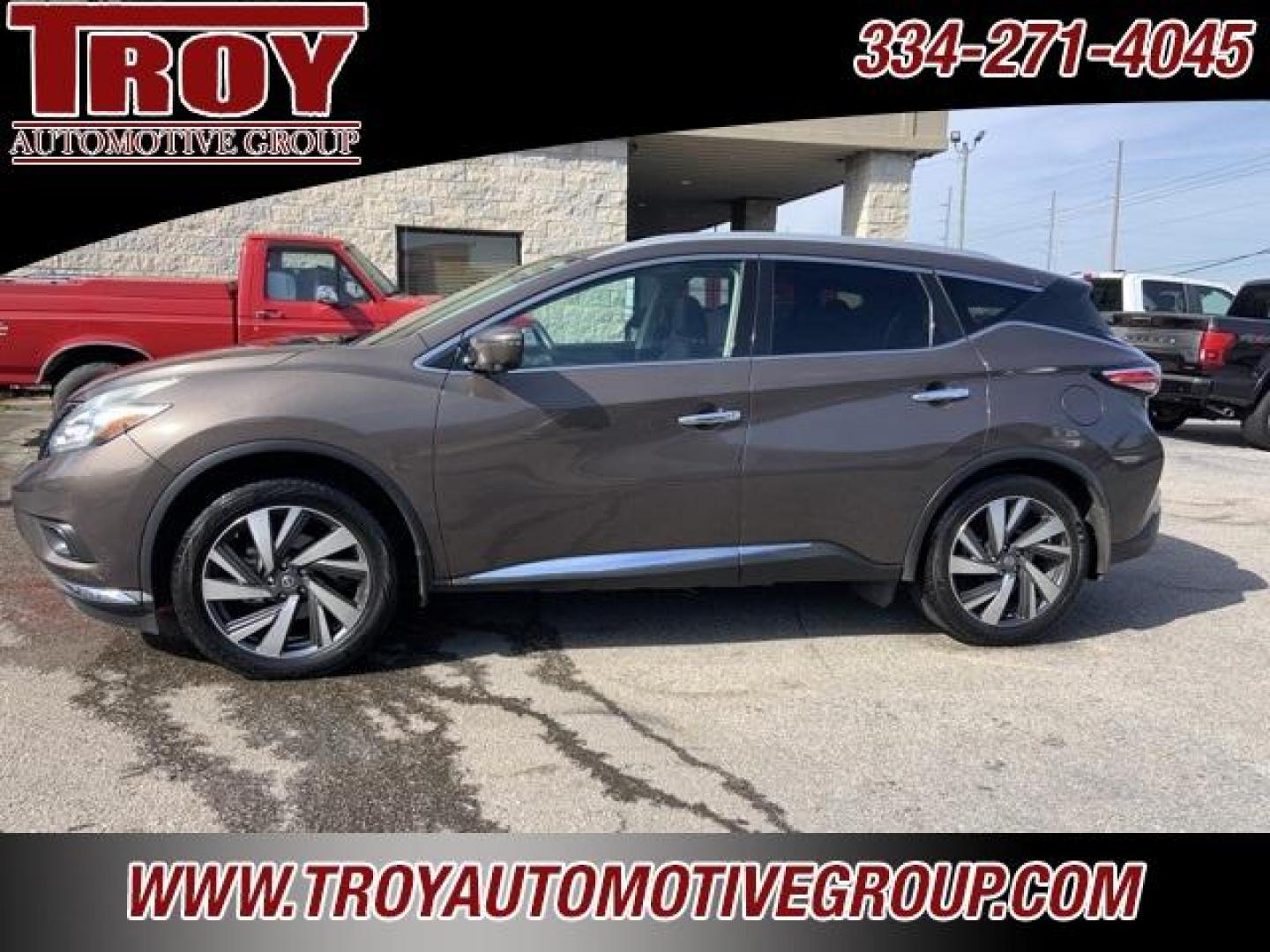 2018 Java Metallic /Mocha Nissan Murano Platinum (5N1AZ2MG8JN) with an 3.5L V6 DOHC 24V engine, CVT transmission, located at 6812 Atlanta Hwy, Montgomery, AL, 36117, (334) 271-4045, 32.382118, -86.178673 - Photo#0