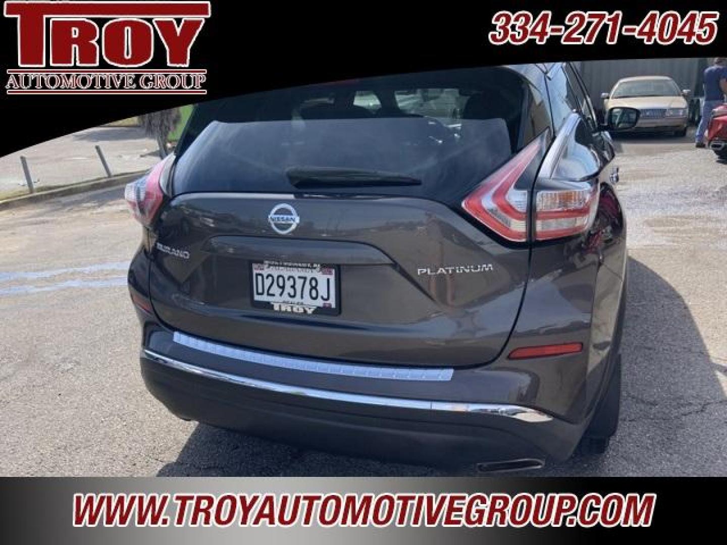 2018 Java Metallic /Mocha Nissan Murano Platinum (5N1AZ2MG8JN) with an 3.5L V6 DOHC 24V engine, CVT transmission, located at 6812 Atlanta Hwy, Montgomery, AL, 36117, (334) 271-4045, 32.382118, -86.178673 - Photo#10