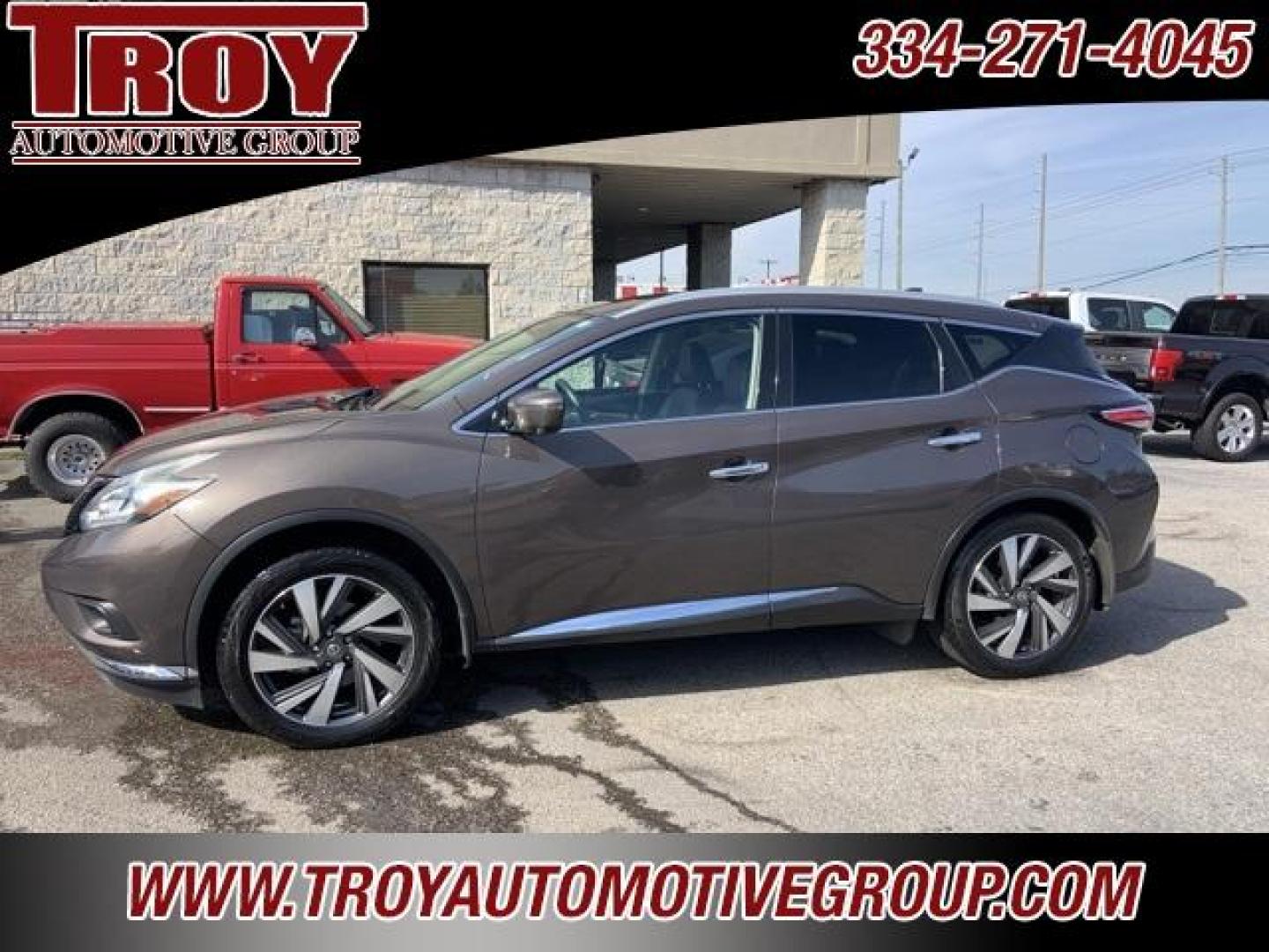 2018 Java Metallic /Mocha Nissan Murano Platinum (5N1AZ2MG8JN) with an 3.5L V6 DOHC 24V engine, CVT transmission, located at 6812 Atlanta Hwy, Montgomery, AL, 36117, (334) 271-4045, 32.382118, -86.178673 - Photo#1