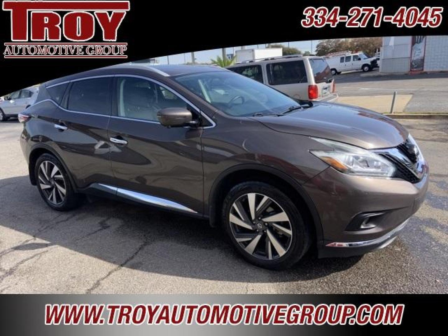 2018 Java Metallic /Mocha Nissan Murano Platinum (5N1AZ2MG8JN) with an 3.5L V6 DOHC 24V engine, CVT transmission, located at 6812 Atlanta Hwy, Montgomery, AL, 36117, (334) 271-4045, 32.382118, -86.178673 - Photo#7