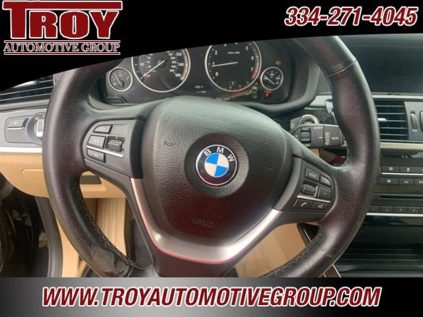 2015 Black Sapphire Metallic /Sand Beige BMW X3 xDrive28i (5UXWX9C58F0) with an 2.0L I4 TwinPower Turbo engine, Automatic transmission, located at 6812 Atlanta Hwy, Montgomery, AL, 36117, (334) 271-4045, 32.382118, -86.178673 - Black Sapphire Metallic 2015 BMW X3 xDrive28i AWD 2.0L I4 TwinPower Turbo 8-Speed Automatic<br><br>Financing Available---Top Value for Trades.<br><br>21/28 City/Highway MPG<br><br><br>Reviews:<br> * If you want your upscale SUV to accent ''sport,'' then the 2015 BMW X3 may just be the ticket. Of co - Photo#35