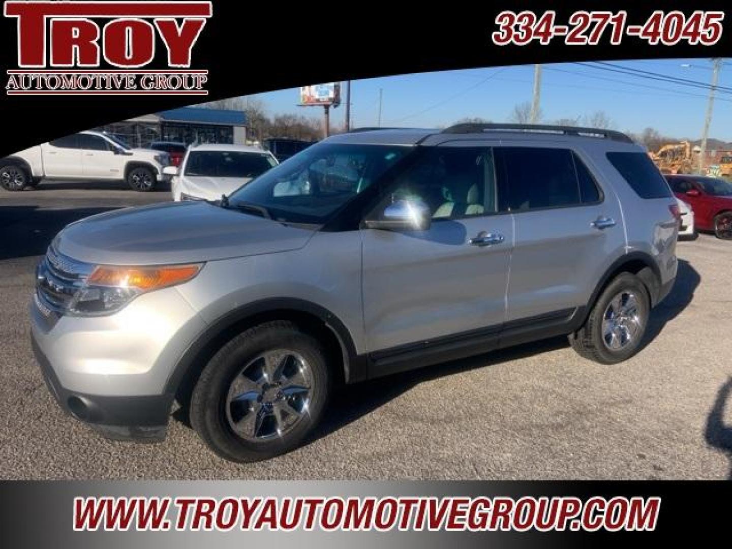 2013 Ingot Silver Metallic /Medium Light Stone Ford Explorer Base (1FM5K7B80DG) with an V6 engine, Automatic transmission, located at 6812 Atlanta Hwy, Montgomery, AL, 36117, (334) 271-4045, 32.382118, -86.178673 - Silver 2013 Ford Explorer FWD V6 6-Speed Automatic with Select-Shift<br><br>Financing Available---Top Value for Trades.<br><br>Odometer is 28434 miles below market average!<br><br><br>Awards:<br> * Ward's 10 Best Engines * 2013 KBB.com 5-Year Cost to Own Awards * 2013 KBB.com Brand Image Awards - Photo#0