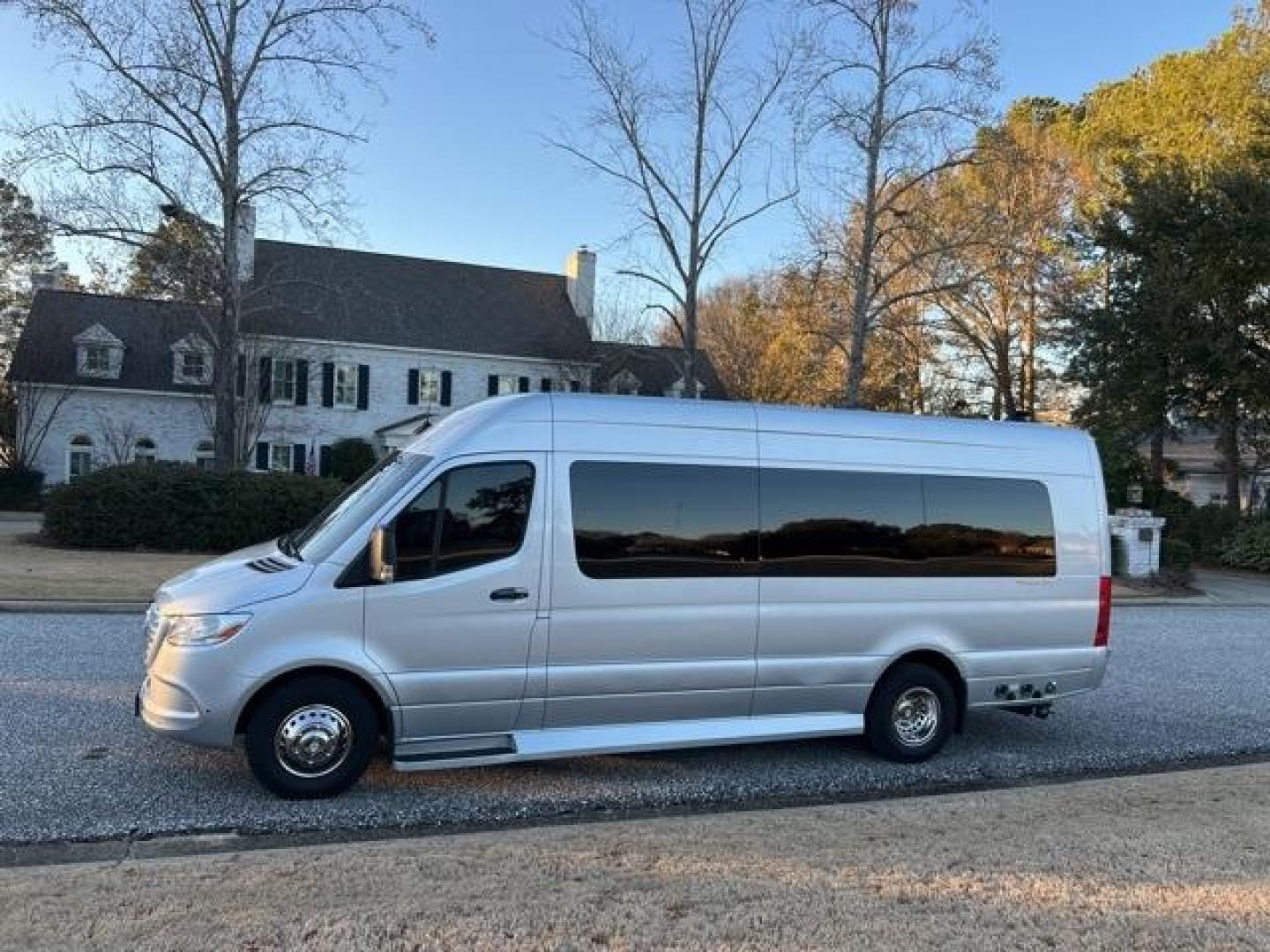 2021 Iridium Silver /Tan Mercedes-Benz Sprinter 3500 Ultimate Toys Conversion Van (W1X8ED3Y4MP) with an 3.0L V6 Turbodiesel engine, Automatic transmission, located at 6812 Atlanta Hwy, Montgomery, AL, 36117, (334) 271-4045, 32.382118, -86.178673 - 2021'/2022' Mercedes Benz Sprinter 3500 Dual Rear Wheels Conversion Van by Ultimate Toys (www.ultimatetoys.com). The Mercedes Chassis is a 2021' model but the Conversion and original sale was not until June of 2022'. 9,835 Original Miles, 3.0 Mercedes Diesel, This model is Ultimate Toys (Ultimate Tr - Photo#0