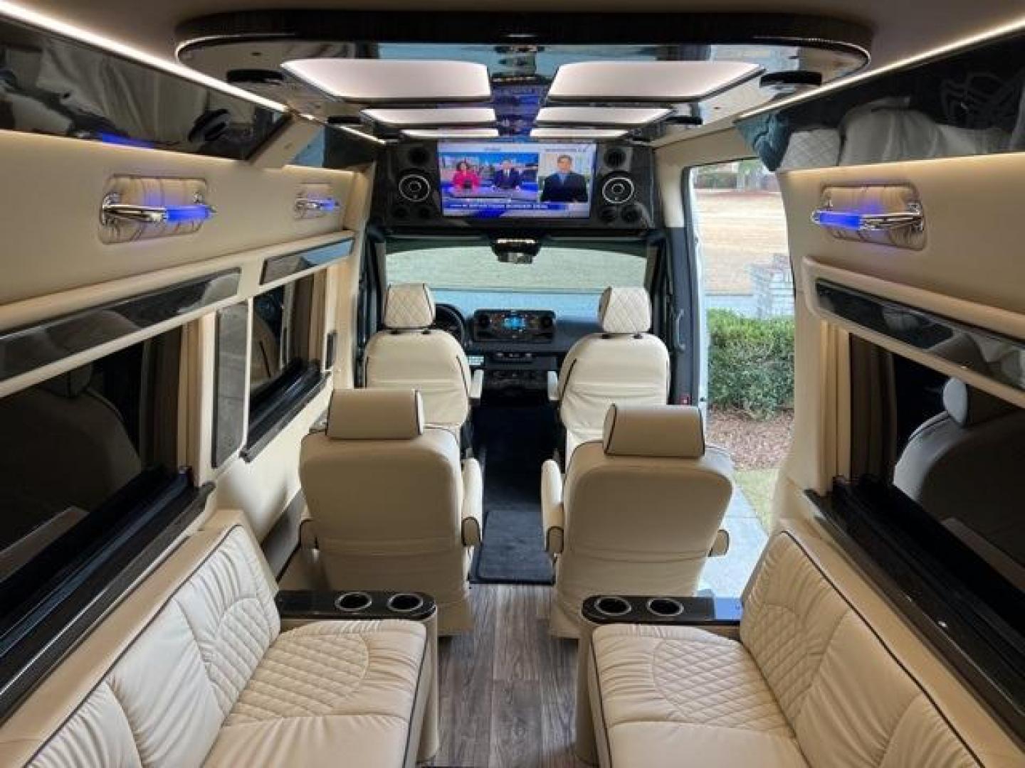 2021 Iridium Silver /Tan Mercedes-Benz Sprinter 3500 Ultimate Toys Conversion Van (W1X8ED3Y4MP) with an 3.0L V6 Turbodiesel engine, Automatic transmission, located at 6812 Atlanta Hwy, Montgomery, AL, 36117, (334) 271-4045, 32.382118, -86.178673 - 2021'/2022' Mercedes Benz Sprinter 3500 Dual Rear Wheels Conversion Van by Ultimate Toys (www.ultimatetoys.com). The Mercedes Chassis is a 2021' model but the Conversion and original sale was not until June of 2022'. 9,835 Original Miles, 3.0 Mercedes Diesel, This model is Ultimate Toys (Ultimate Tr - Photo#16