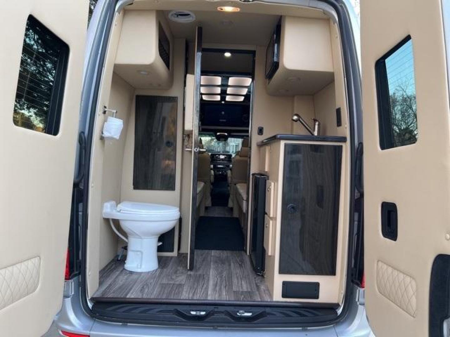 2021 Iridium Silver /Tan Mercedes-Benz Sprinter 3500 Ultimate Toys Conversion Van (W1X8ED3Y4MP) with an 3.0L V6 Turbodiesel engine, Automatic transmission, located at 6812 Atlanta Hwy, Montgomery, AL, 36117, (334) 271-4045, 32.382118, -86.178673 - 2021'/2022' Mercedes Benz Sprinter 3500 Dual Rear Wheels Conversion Van by Ultimate Toys (www.ultimatetoys.com). The Mercedes Chassis is a 2021' model but the Conversion and original sale was not until June of 2022'. 9,835 Original Miles, 3.0 Mercedes Diesel, This model is Ultimate Toys (Ultimate Tr - Photo#27