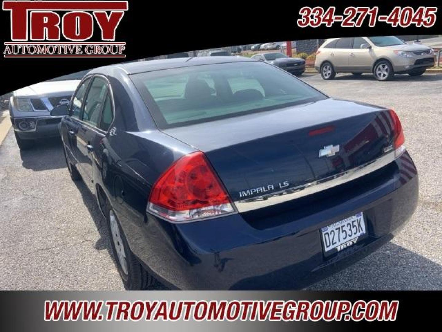 2008 Imperial Blue Metallic /Gray Chevrolet Impala LS (2G1WB58KX81) with an 3.5L V6 SFI Flex Fuel engine, Automatic transmission, located at 6812 Atlanta Hwy, Montgomery, AL, 36117, (334) 271-4045, 32.382118, -86.178673 - Photo#5