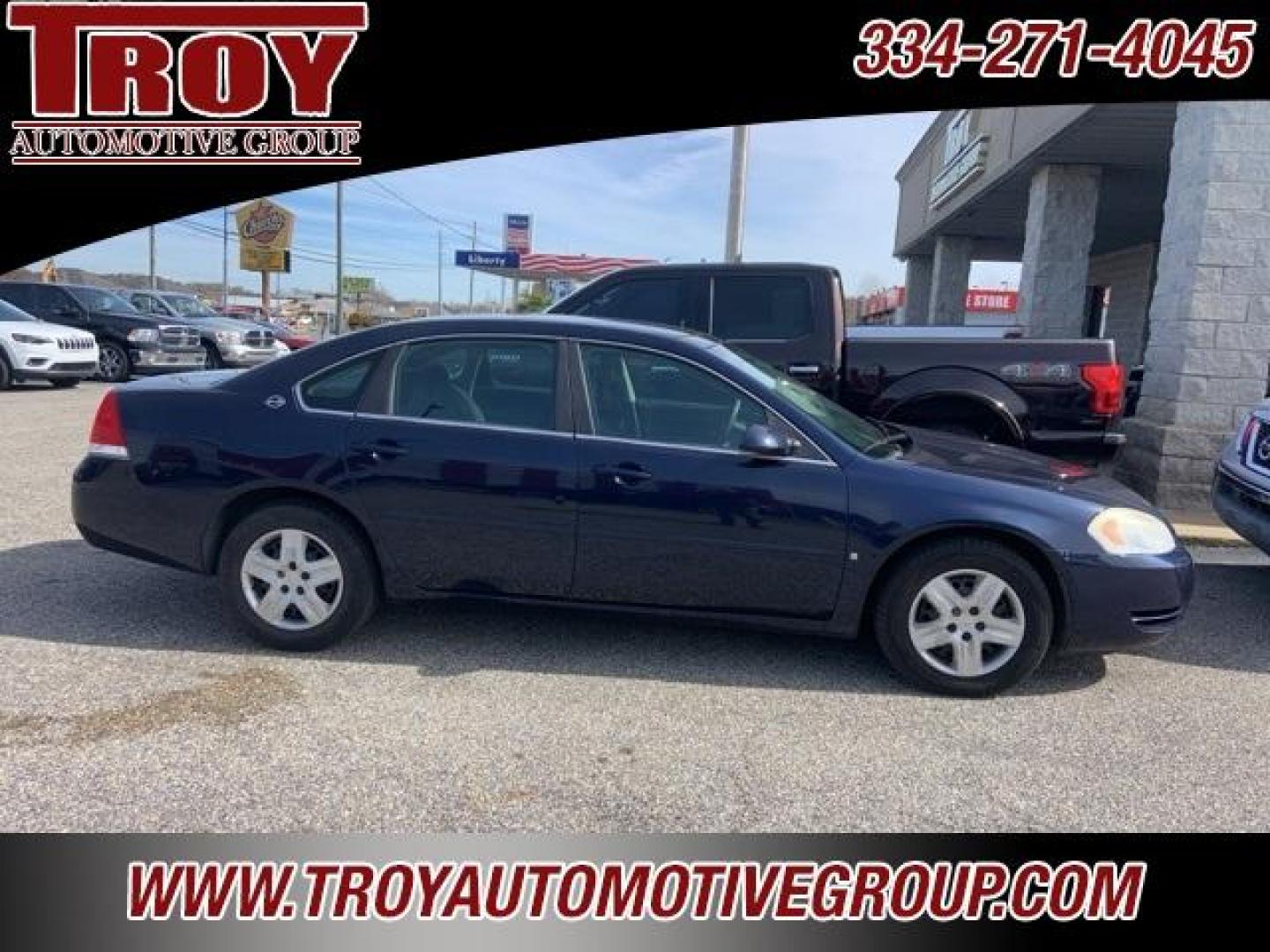 2008 Imperial Blue Metallic /Gray Chevrolet Impala LS (2G1WB58KX81) with an 3.5L V6 SFI Flex Fuel engine, Automatic transmission, located at 6812 Atlanta Hwy, Montgomery, AL, 36117, (334) 271-4045, 32.382118, -86.178673 - Photo#8