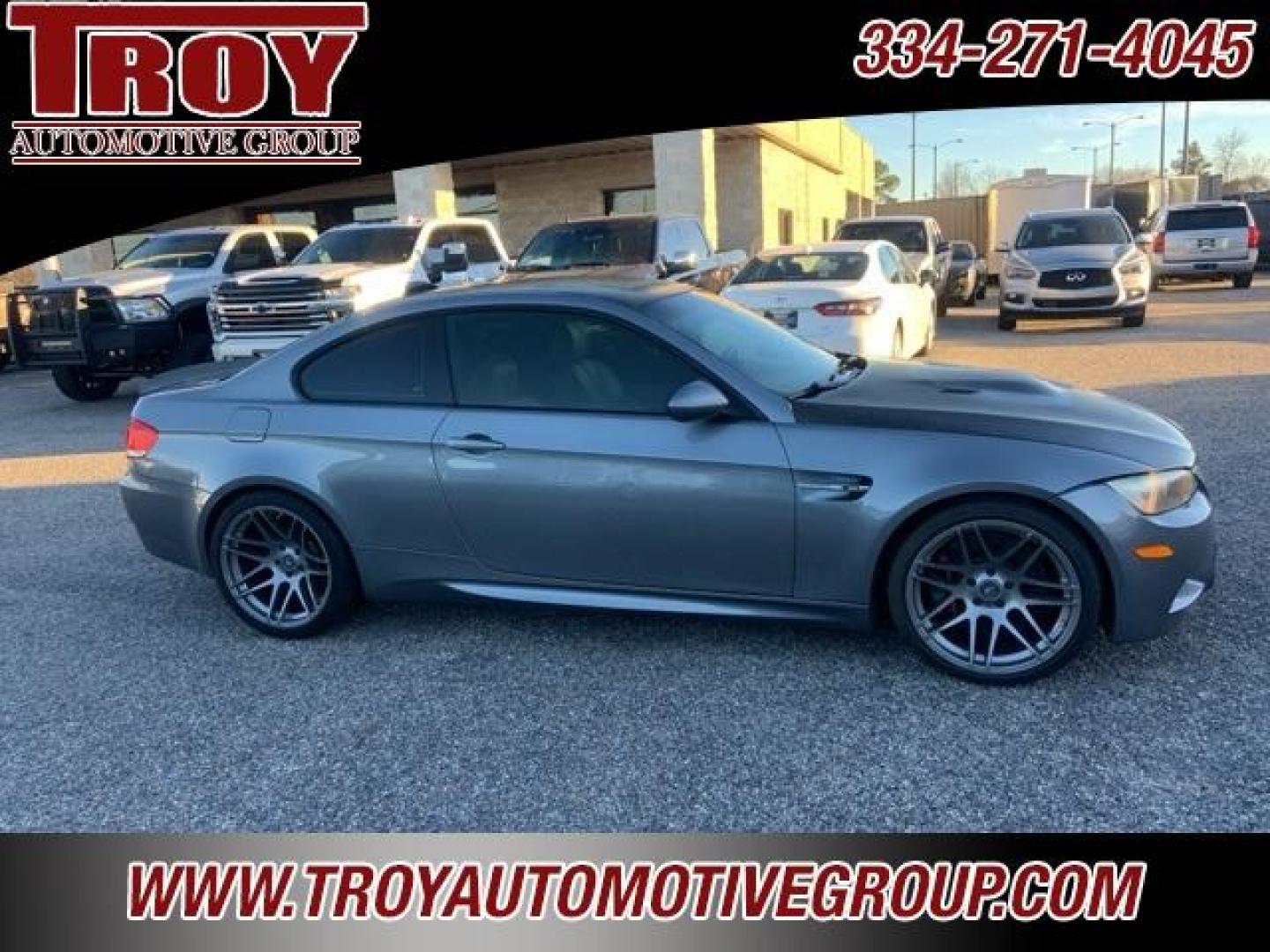 2008 Space Gray Metallic /Silver Novillo BMW M3 Base (WBSWD93578P) with an 4.0L V8 DOHC 32V engine, Automatic transmission, located at 6812 Atlanta Hwy, Montgomery, AL, 36117, (334) 271-4045, 32.382118, -86.178673 - Previous Salvage Title Car! Air Bag Light On!! <br>Check Engine Light Comes and Goes!<br>Ultimate Track Car!!<br><br>$3000 Forgestar Performance Wheels and Tires!!<br>Space Gray Metallic 2008 BMW M3 RWD 4.0L V8 DOHC 32V 7-Speed Automatic<br><br>Financing Available---Top Value for Trades.<br><b - Photo#9