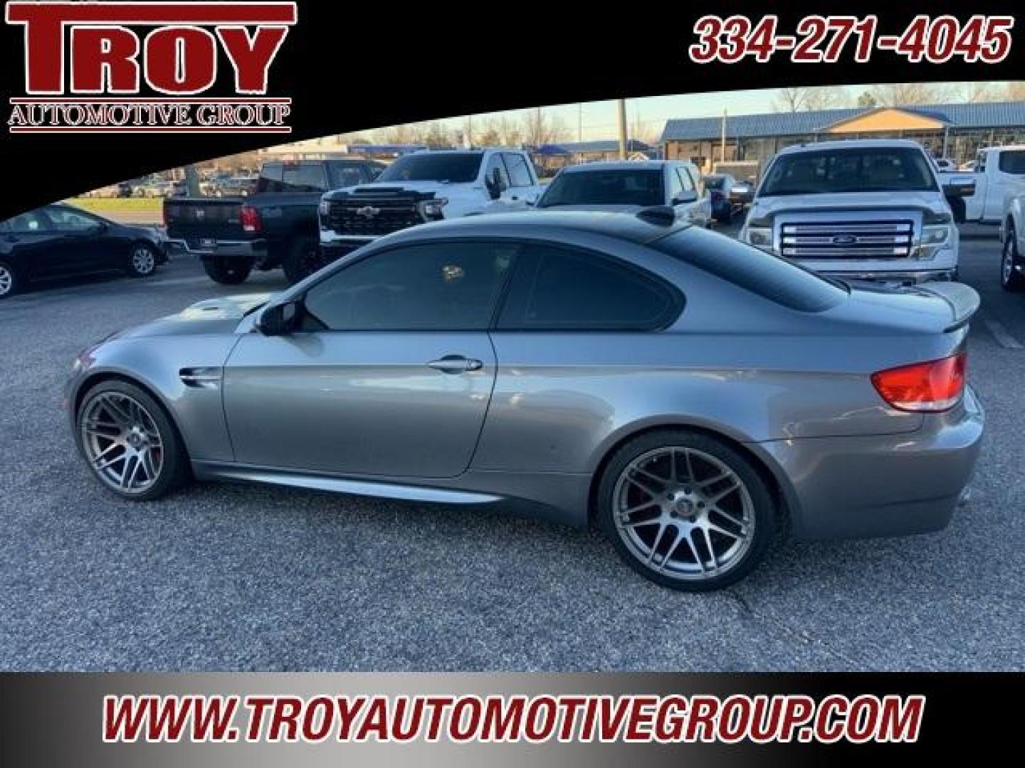 2008 Space Gray Metallic /Silver Novillo BMW M3 Base (WBSWD93578P) with an 4.0L V8 DOHC 32V engine, Automatic transmission, located at 6812 Atlanta Hwy, Montgomery, AL, 36117, (334) 271-4045, 32.382118, -86.178673 - Previous Salvage Title Car! Air Bag Light On!! <br>Check Engine Light Comes and Goes!<br>Ultimate Track Car!!<br><br>$3000 Forgestar Performance Wheels and Tires!!<br>Space Gray Metallic 2008 BMW M3 RWD 4.0L V8 DOHC 32V 7-Speed Automatic<br><br>Financing Available---Top Value for Trades.<br><b - Photo#16