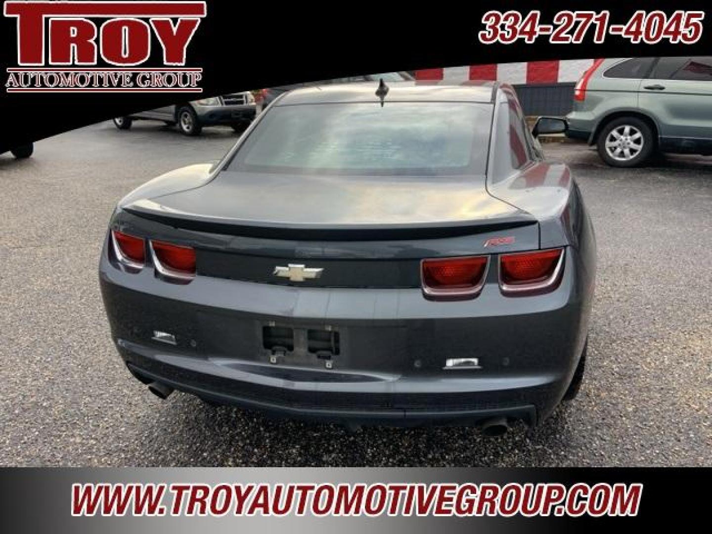 2011 Cyber Gray Metallic /Gray Chevrolet Camaro 2LT (2G1FC1ED7B9) with an 3.6L V6 SIDI VVT engine, Automatic transmission, located at 6812 Atlanta Hwy, Montgomery, AL, 36117, (334) 271-4045, 32.382118, -86.178673 - Torn Seat!! Front Bumper Cracked!!<br>Dent in quarter pane!!<br>Cyber Gray Metallic 2011 Chevrolet Camaro 2LT RWD 2LT 3.6L V6 SIDI VVT 6-Speed Automatic with TapShift<br><br>Financing Available---Top Value for Trades.<br><br>18/29 City/Highway MPG<br><br><br>Awards:<br> * JD Power Dependability S - Photo#10