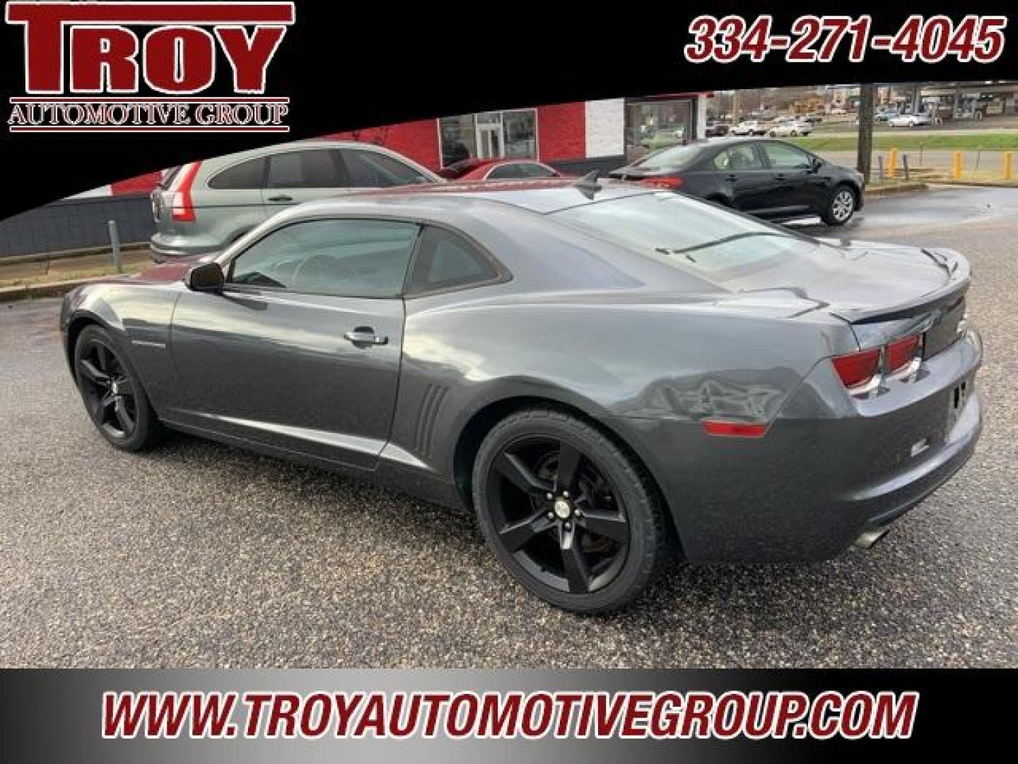 2011 Cyber Gray Metallic /Gray Chevrolet Camaro 2LT (2G1FC1ED7B9) with an 3.6L V6 SIDI VVT engine, Automatic transmission, located at 6812 Atlanta Hwy, Montgomery, AL, 36117, (334) 271-4045, 32.382118, -86.178673 - Torn Seat!! Front Bumper Cracked!!<br>Dent in quarter pane!!<br>Cyber Gray Metallic 2011 Chevrolet Camaro 2LT RWD 2LT 3.6L V6 SIDI VVT 6-Speed Automatic with TapShift<br><br>Financing Available---Top Value for Trades.<br><br>18/29 City/Highway MPG<br><br><br>Awards:<br> * JD Power Dependability S - Photo#12