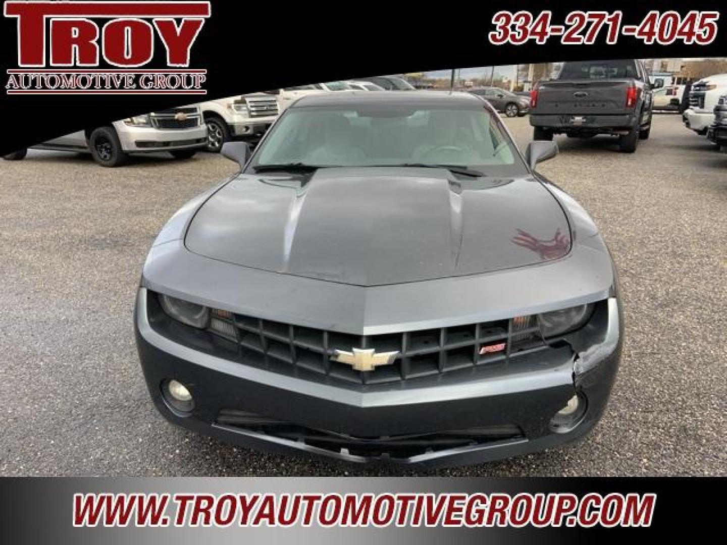 2011 Cyber Gray Metallic /Gray Chevrolet Camaro 2LT (2G1FC1ED7B9) with an 3.6L V6 SIDI VVT engine, Automatic transmission, located at 6812 Atlanta Hwy, Montgomery, AL, 36117, (334) 271-4045, 32.382118, -86.178673 - Torn Seat!! Front Bumper Cracked!!<br>Dent in quarter pane!!<br>Cyber Gray Metallic 2011 Chevrolet Camaro 2LT RWD 2LT 3.6L V6 SIDI VVT 6-Speed Automatic with TapShift<br><br>Financing Available---Top Value for Trades.<br><br>18/29 City/Highway MPG<br><br><br>Awards:<br> * JD Power Dependability S - Photo#4