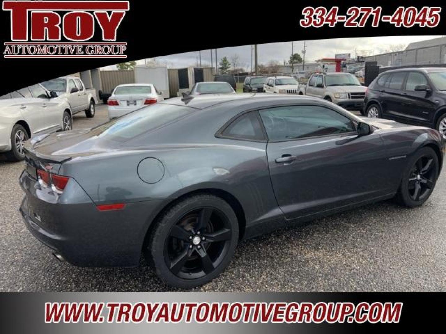 2011 Cyber Gray Metallic /Gray Chevrolet Camaro 2LT (2G1FC1ED7B9) with an 3.6L V6 SIDI VVT engine, Automatic transmission, located at 6812 Atlanta Hwy, Montgomery, AL, 36117, (334) 271-4045, 32.382118, -86.178673 - Torn Seat!! Front Bumper Cracked!!<br>Dent in quarter pane!!<br>Cyber Gray Metallic 2011 Chevrolet Camaro 2LT RWD 2LT 3.6L V6 SIDI VVT 6-Speed Automatic with TapShift<br><br>Financing Available---Top Value for Trades.<br><br>18/29 City/Highway MPG<br><br><br>Awards:<br> * JD Power Dependability S - Photo#8