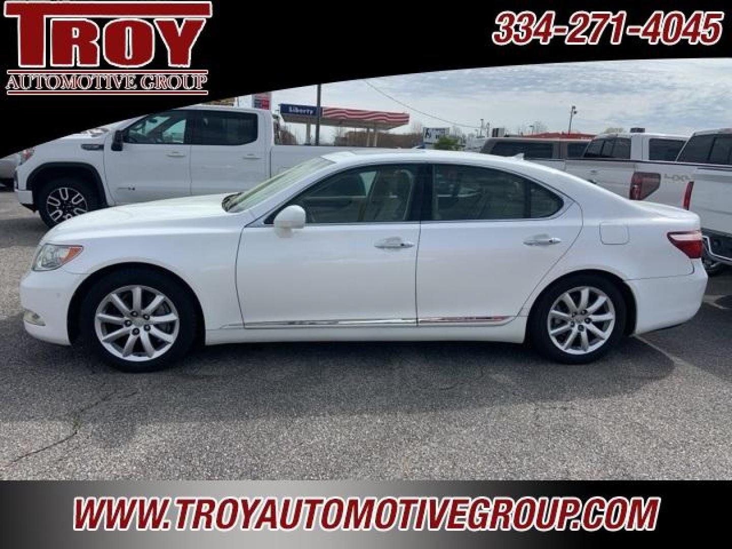 2007 Starfire Pearl /Cashmere Lexus LS 460 (JTHBL46F975) with an 4.6L V8 DOHC 32V engine, Automatic transmission, located at 6812 Atlanta Hwy, Montgomery, AL, 36117, (334) 271-4045, 32.382118, -86.178673 - Photo#0