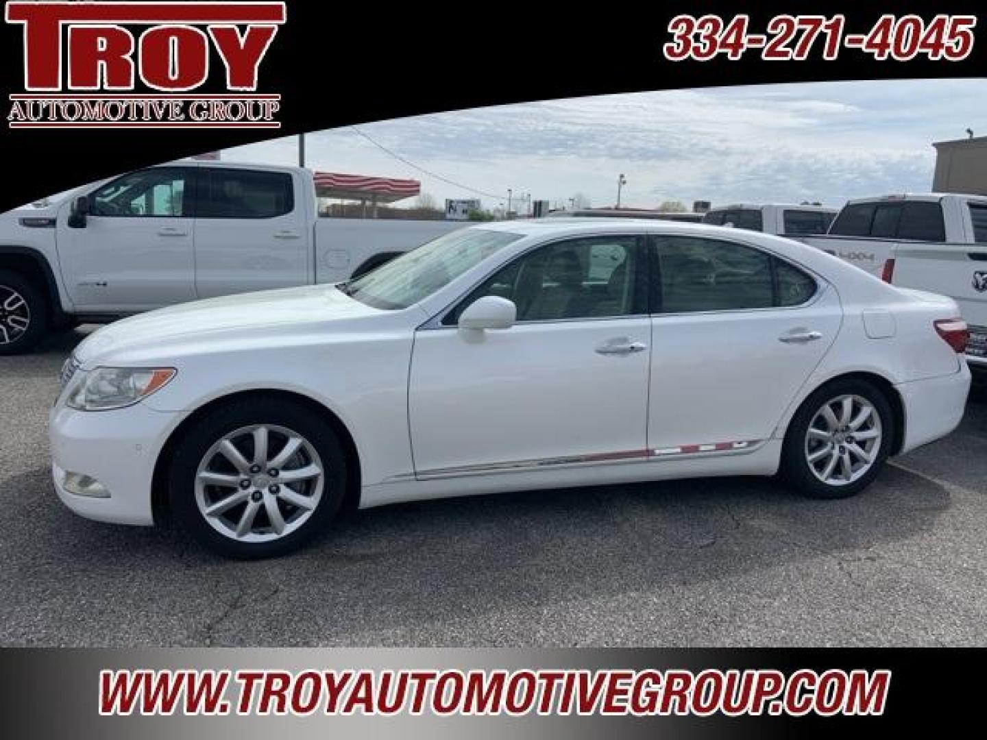 2007 Starfire Pearl /Cashmere Lexus LS 460 (JTHBL46F975) with an 4.6L V8 DOHC 32V engine, Automatic transmission, located at 6812 Atlanta Hwy, Montgomery, AL, 36117, (334) 271-4045, 32.382118, -86.178673 - Photo#1