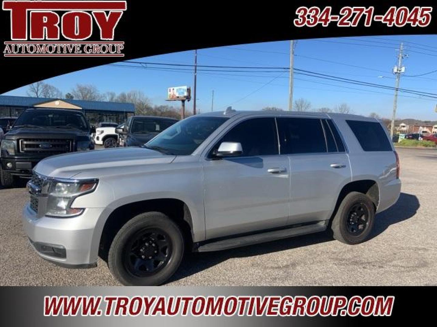 2019 Silver Ice Metallic /Jet Black Chevrolet Tahoe Police (1GNLCDEC1KR) with an EcoTec3 5.3L V8 Flex Fuel engine, Automatic transmission, located at 6812 Atlanta Hwy, Montgomery, AL, 36117, (334) 271-4045, 32.382118, -86.178673 - Photo#3