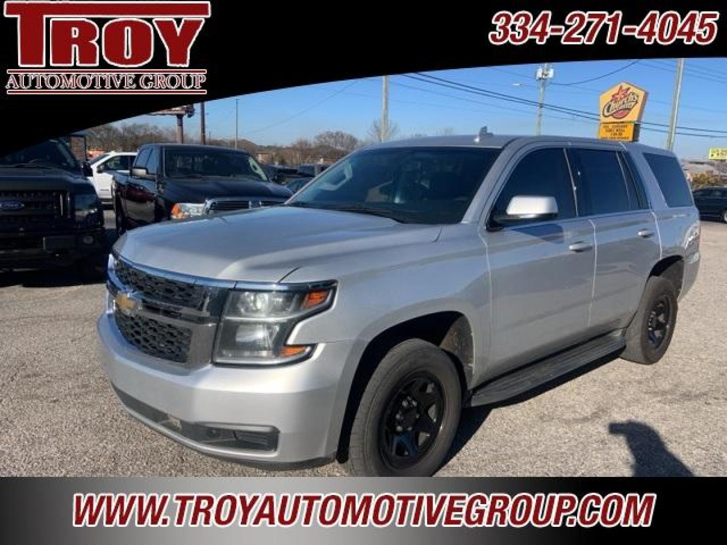 2019 Silver Ice Metallic /Jet Black Chevrolet Tahoe Police (1GNLCDEC1KR) with an EcoTec3 5.3L V8 Flex Fuel engine, Automatic transmission, located at 6812 Atlanta Hwy, Montgomery, AL, 36117, (334) 271-4045, 32.382118, -86.178673 - Photo#4