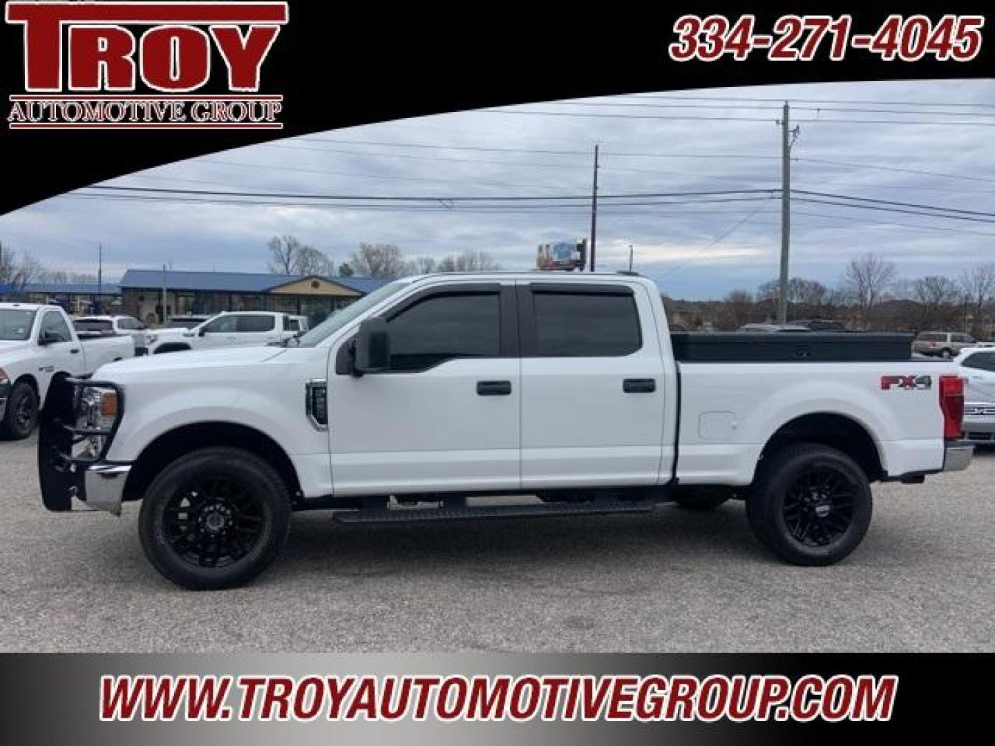 2021 Oxford White /Medium Earth Gray Ford F-250SD XLT (1FT7W2B67ME) with an 6.2L V8 EFI SOHC 16V Flex Fuel engine, Automatic transmission, located at 6812 Atlanta Hwy, Montgomery, AL, 36117, (334) 271-4045, 32.382118, -86.178673 - Photo#0