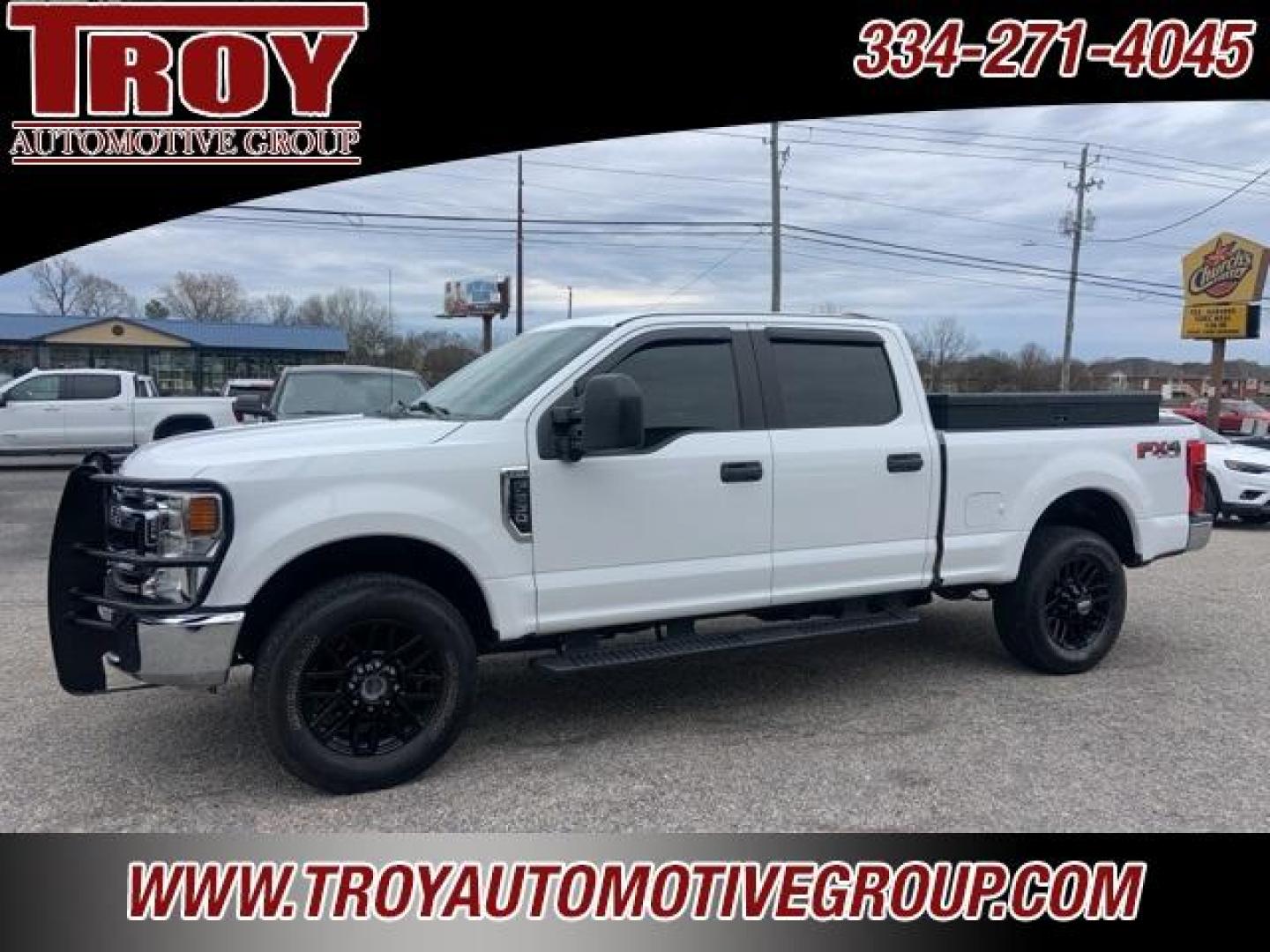 2021 Oxford White /Medium Earth Gray Ford F-250SD XLT (1FT7W2B67ME) with an 6.2L V8 EFI SOHC 16V Flex Fuel engine, Automatic transmission, located at 6812 Atlanta Hwy, Montgomery, AL, 36117, (334) 271-4045, 32.382118, -86.178673 - Photo#2