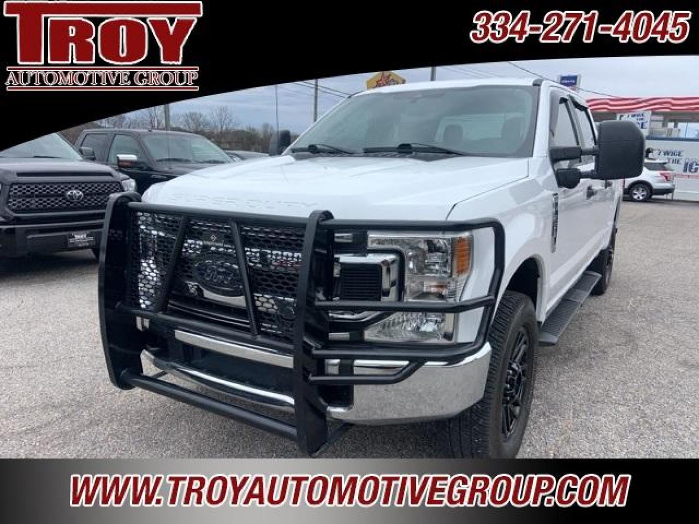 2021 Oxford White /Medium Earth Gray Ford F-250SD XLT (1FT7W2B67ME) with an 6.2L V8 EFI SOHC 16V Flex Fuel engine, Automatic transmission, located at 6812 Atlanta Hwy, Montgomery, AL, 36117, (334) 271-4045, 32.382118, -86.178673 - Photo#4