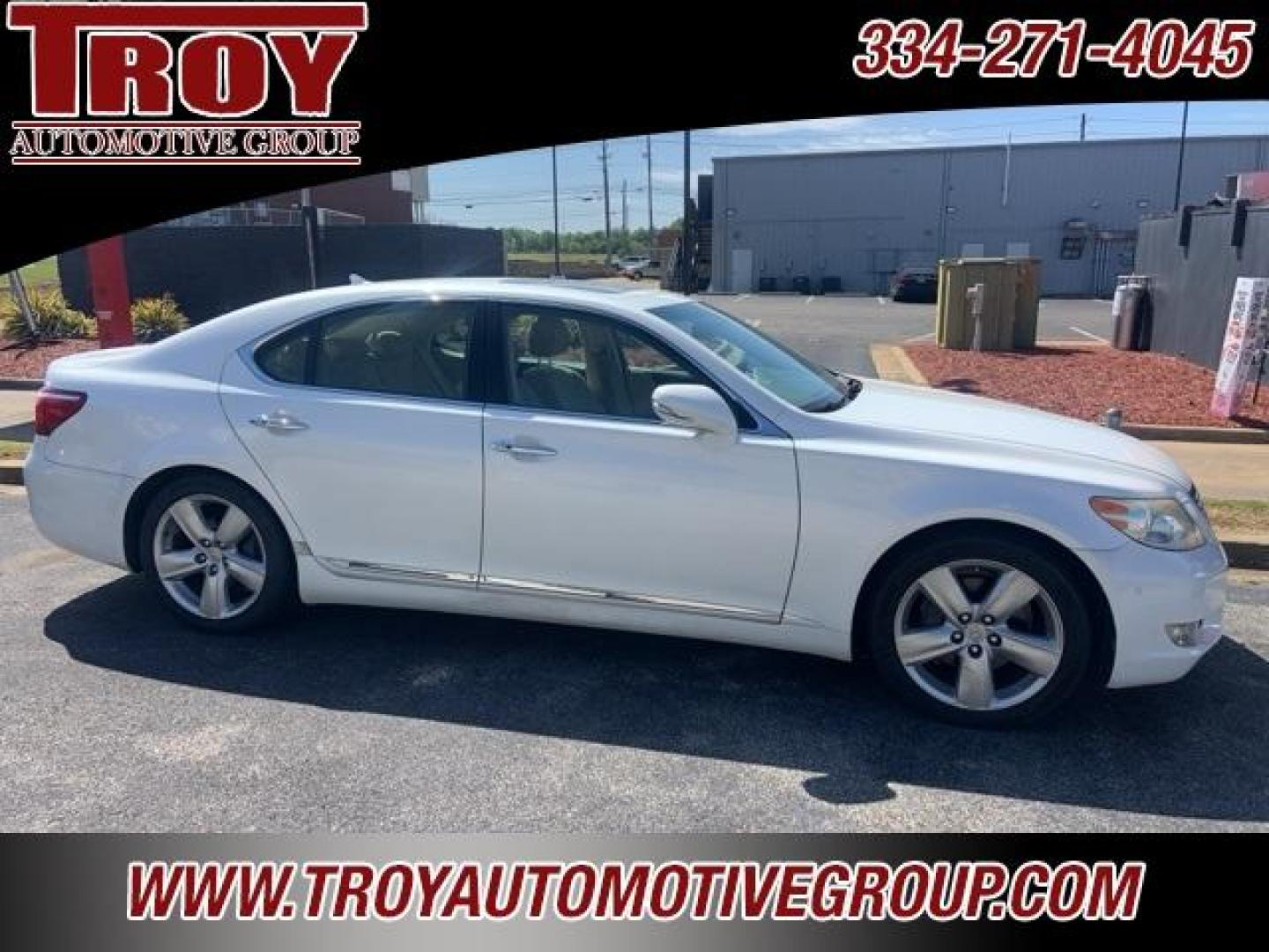 2012 Starfire Pearl /Alabaster Lexus LS 460 (JTHBL5EF1C5) with an 4.6L V8 DOHC 32V VVT-iE engine, Automatic transmission, located at 6812 Atlanta Hwy, Montgomery, AL, 36117, (334) 271-4045, 32.382118, -86.178673 - Photo#0