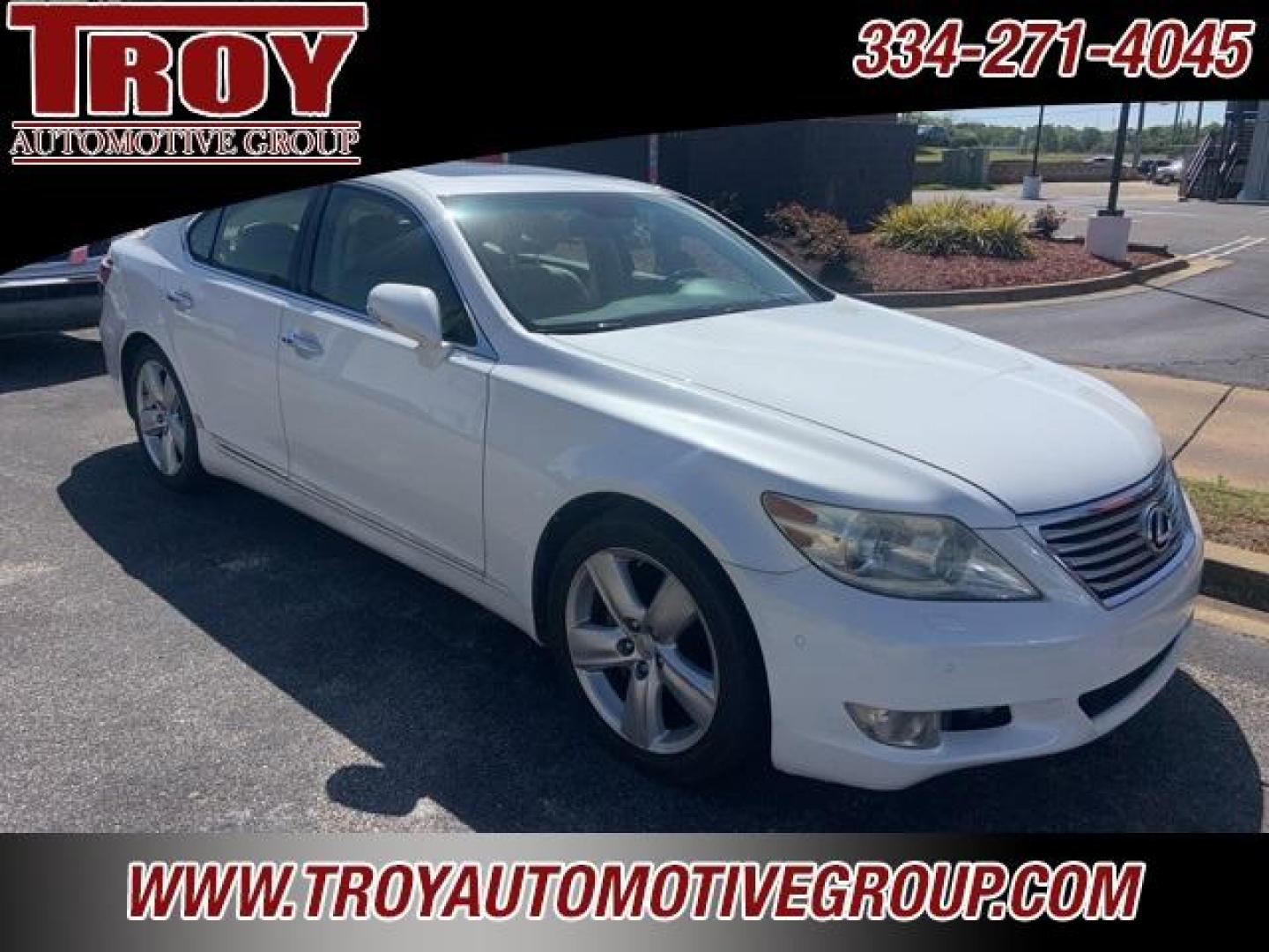 2012 Starfire Pearl /Alabaster Lexus LS 460 (JTHBL5EF1C5) with an 4.6L V8 DOHC 32V VVT-iE engine, Automatic transmission, located at 6812 Atlanta Hwy, Montgomery, AL, 36117, (334) 271-4045, 32.382118, -86.178673 - Photo#1