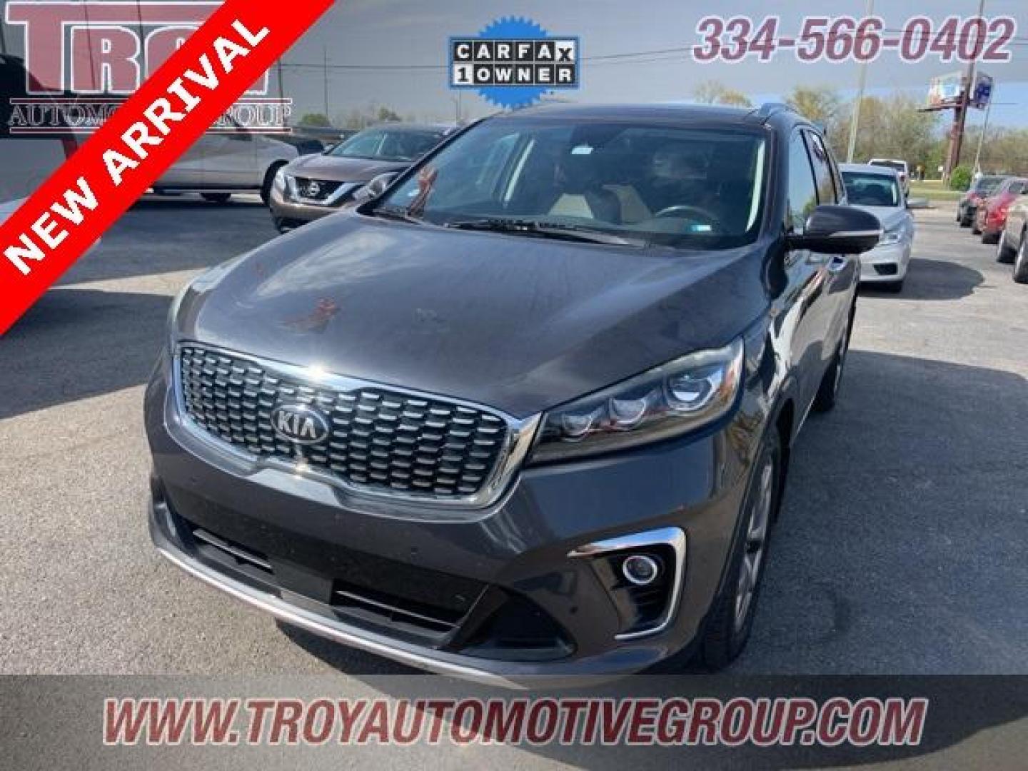 2019 Platinum Graphite /Satin Black Kia Sorento SX (5XYPK4A58KG) with an V6 engine, Automatic transmission, located at 6812 Atlanta Hwy, Montgomery, AL, 36117, (334) 271-4045, 32.382118, -86.178673 - 1-Owner!!<br>Local Trade!!<br>Panoramic Sunroof!! - Photo#4