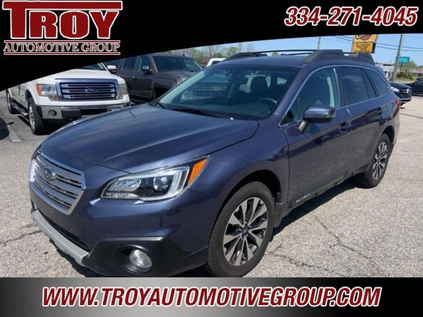 2017 Twilight Blue Metallic /Slate Black Subaru Outback 2.5i (4S4BSANC0H3) with an 2.5L 4-Cylinder DOHC 16V engine, CVT transmission, located at 6812 Atlanta Hwy, Montgomery, AL, 36117, (334) 271-4045, 32.382118, -86.178673 - Photo#3