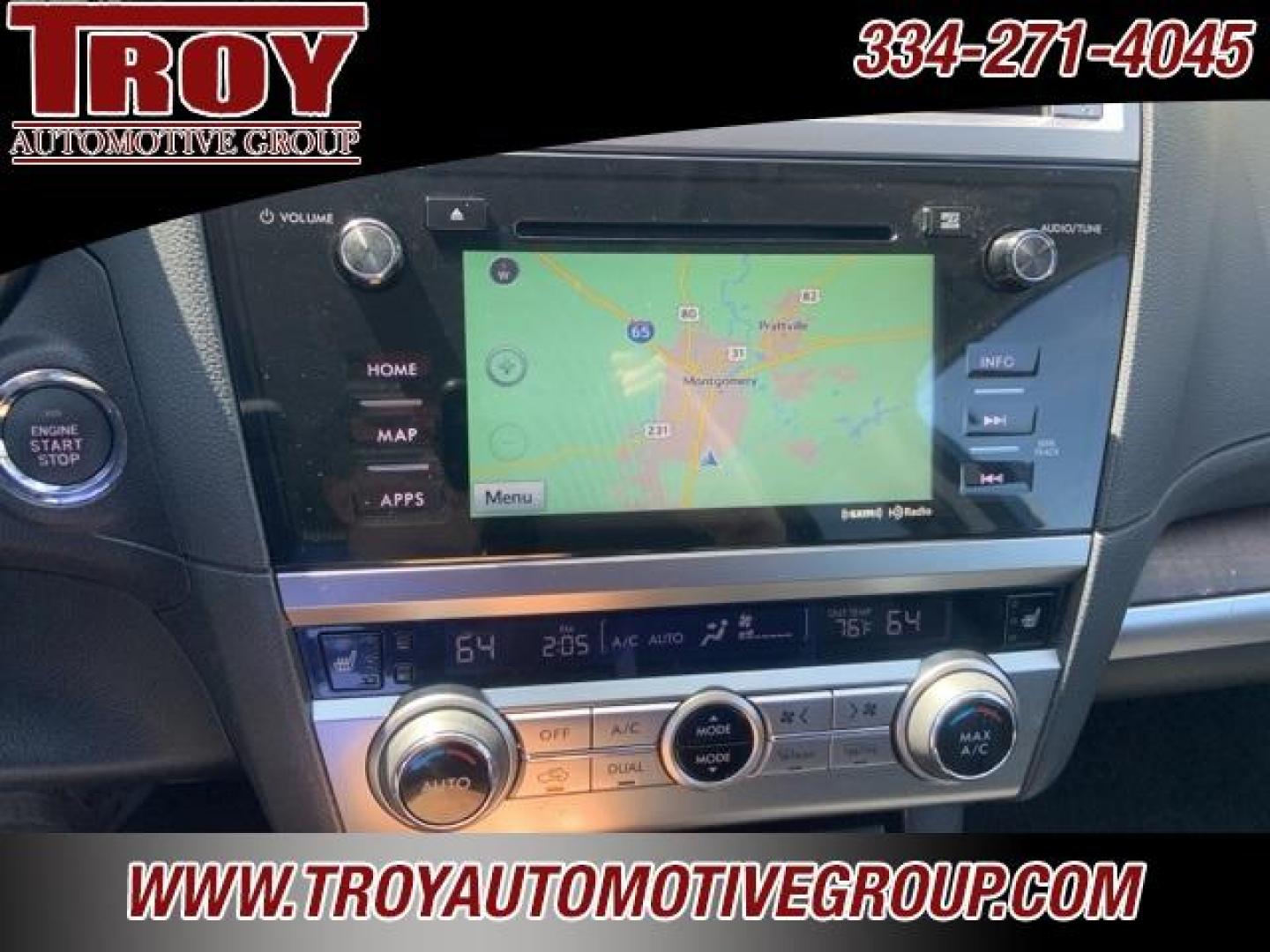 2017 Twilight Blue Metallic /Slate Black Subaru Outback 2.5i (4S4BSANC0H3) with an 2.5L 4-Cylinder DOHC 16V engine, CVT transmission, located at 6812 Atlanta Hwy, Montgomery, AL, 36117, (334) 271-4045, 32.382118, -86.178673 - Photo#49