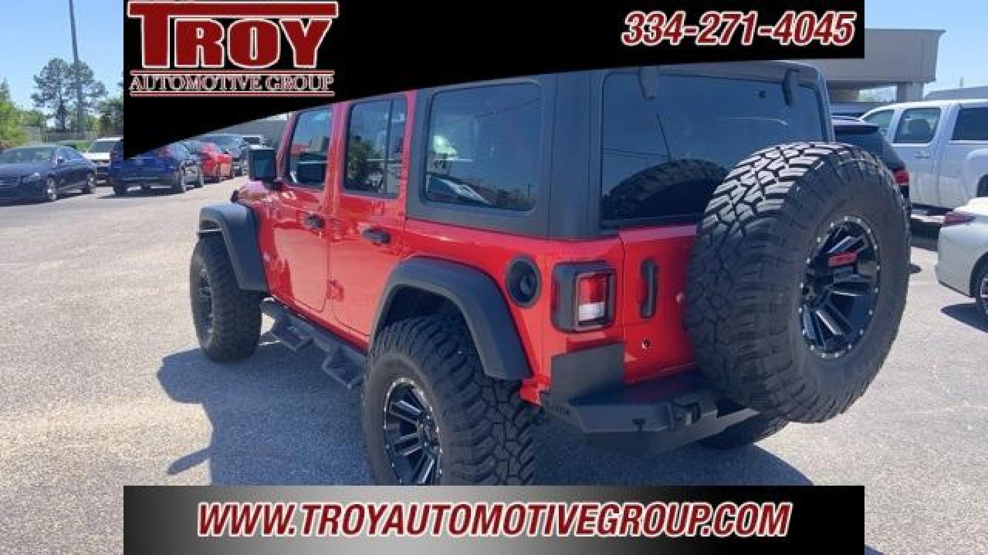 2019 Firecracker Red Clearcoat /Black Jeep Wrangler Unlimited Sport S (1C4HJXDG9KW) with an 3.6L V6 24V VVT engine, Automatic transmission, located at 6812 Atlanta Hwy, Montgomery, AL, 36117, (334) 271-4045, 32.382118, -86.178673 - 1-Owner!!<br>Winch!!<br>37x12.50x17 General Grabber Tires!!<br>Westin Front and Rear Bumper!!<br>Full Matching Spare!! - Photo#10