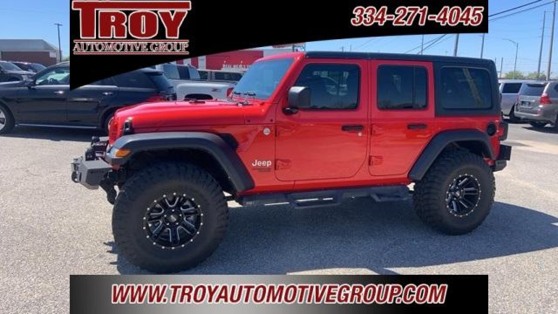 2019 Firecracker Red Clearcoat /Black Jeep Wrangler Unlimited Sport S (1C4HJXDG9KW) with an 3.6L V6 24V VVT engine, Automatic transmission, located at 6812 Atlanta Hwy, Montgomery, AL, 36117, (334) 271-4045, 32.382118, -86.178673 - 1-Owner!!<br>Winch!!<br>37x12.50x17 General Grabber Tires!!<br>Westin Front and Rear Bumper!!<br>Full Matching Spare!! - Photo#7