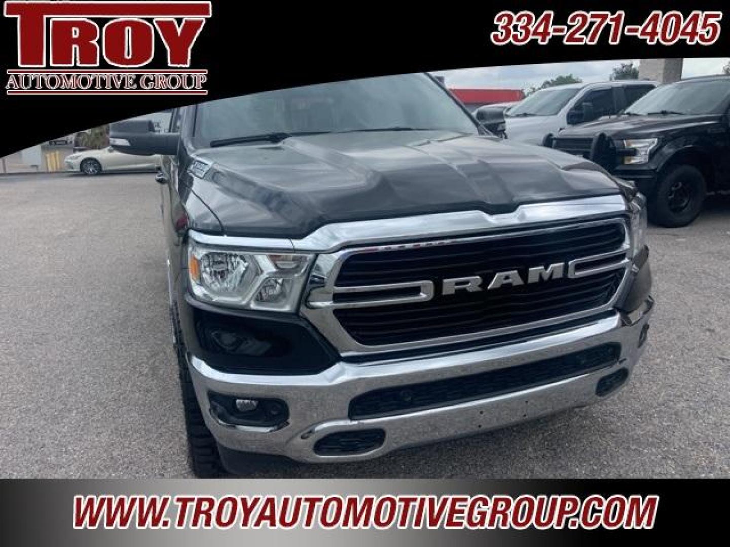 2021 Diamond Black Crystal Pearlcoat /Diesel Gray/Black Ram 1500 Big Horn/Lone Star (1C6SRFFT8MN) with an HEMI 5.7L V8 Multi Displacement VVT engine, Automatic transmission, located at 6812 Atlanta Hwy, Montgomery, AL, 36117, (334) 271-4045, 32.382118, -86.178673 - 1-Owner Local Trade!!<br>New 33x12.50x20 tires and level kit!!<br>Navigation!!<br>Premium 20 Wheels!!<br>Alpine Sound System!!<br>Hemi E-Torque V8 Engine!!<br>Heated Seats!!<br>Power Driver Seat <br>Tow Package!!<br>Flip Up Premium Bed Cover !!<br>Remote Start! - Photo#57