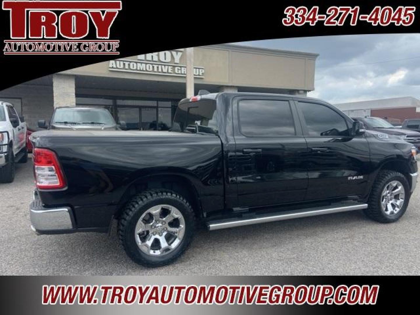 2021 Diamond Black Crystal Pearlcoat /Diesel Gray/Black Ram 1500 Big Horn/Lone Star (1C6SRFFT8MN) with an HEMI 5.7L V8 Multi Displacement VVT engine, Automatic transmission, located at 6812 Atlanta Hwy, Montgomery, AL, 36117, (334) 271-4045, 32.382118, -86.178673 - 1-Owner Local Trade!!<br>New 33x12.50x20 tires and level kit!!<br>Navigation!!<br>Premium 20 Wheels!!<br>Alpine Sound System!!<br>Hemi E-Torque V8 Engine!!<br>Heated Seats!!<br>Power Driver Seat <br>Tow Package!!<br>Flip Up Premium Bed Cover !!<br>Remote Start! - Photo#59