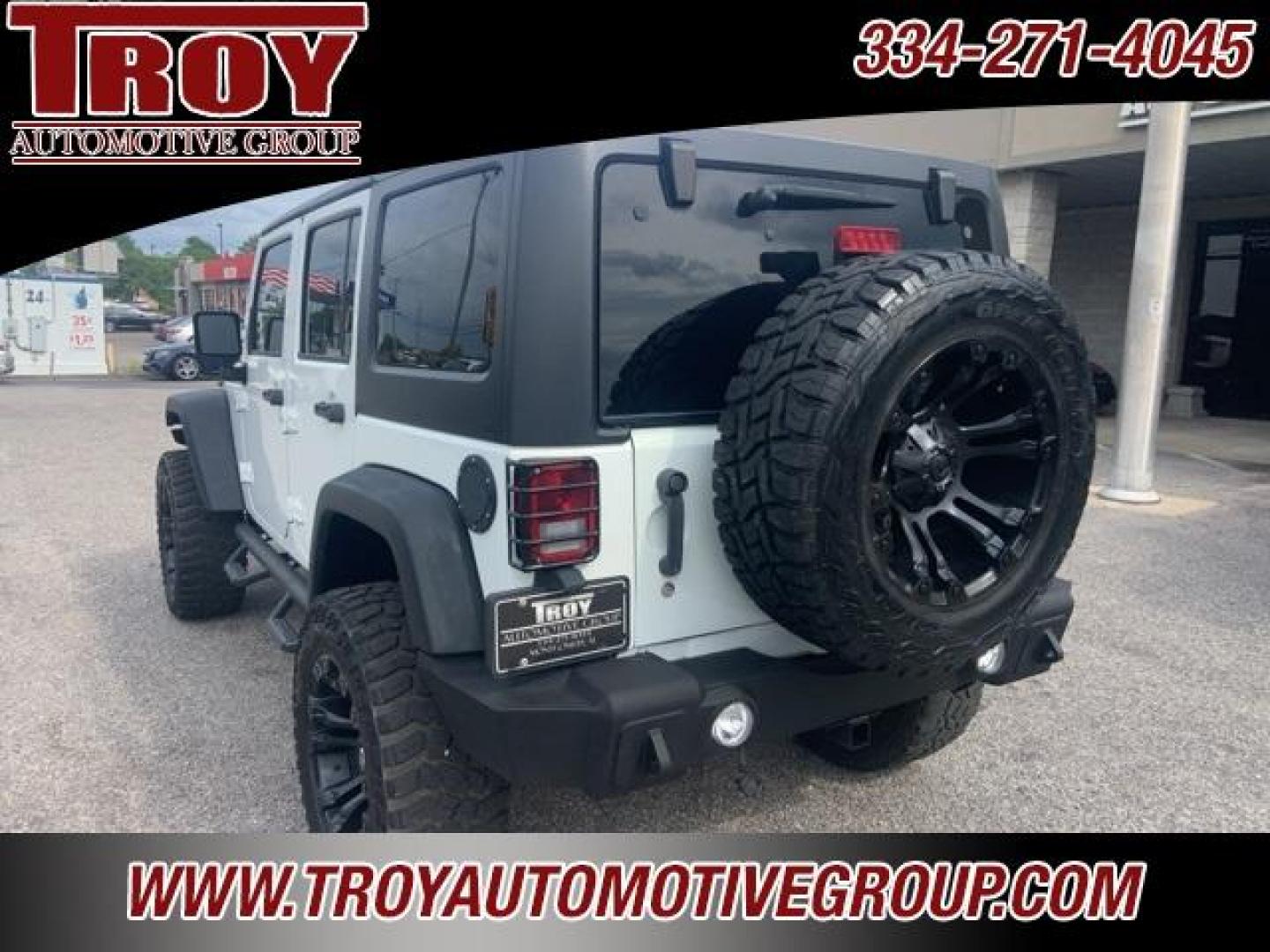 2016 Bright White Clearcoat /Black Jeep Wrangler Unlimited Sport (1C4BJWDGXGL) with an 3.6L V6 24V VVT engine, Automatic transmission, located at 6812 Atlanta Hwy, Montgomery, AL, 36117, (334) 271-4045, 32.382118, -86.178673 - Fuel Wheels w/Matching Spare!!<br>Warn Winch!!<br> - Photo#13