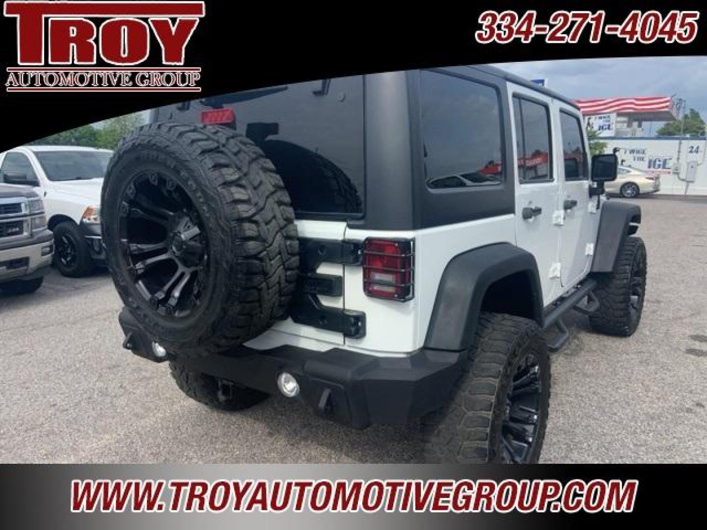 2016 Bright White Clearcoat /Black Jeep Wrangler Unlimited Sport (1C4BJWDGXGL) with an 3.6L V6 24V VVT engine, Automatic transmission, located at 6812 Atlanta Hwy, Montgomery, AL, 36117, (334) 271-4045, 32.382118, -86.178673 - Fuel Wheels w/Matching Spare!!<br>Warn Winch!!<br> - Photo#15