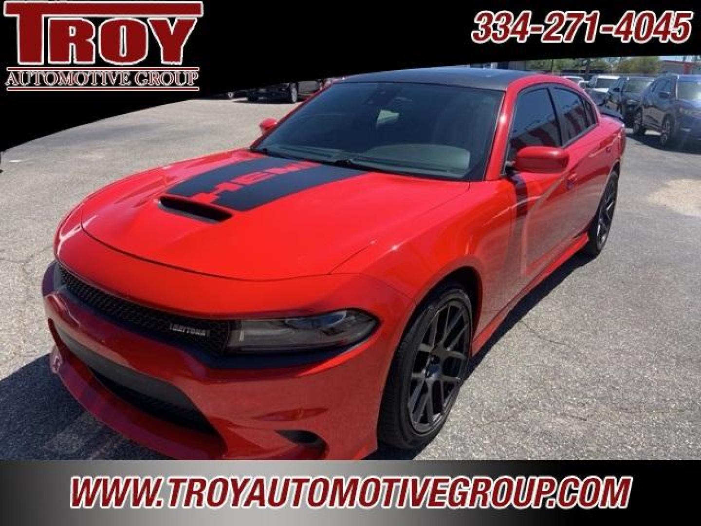 2018 Torred Clearcoat /Black Dodge Charger R/T (2C3CDXCT9JH) with an HEMI 5.7L V8 Multi Displacement VVT engine, Automatic transmission, located at 6812 Atlanta Hwy, Montgomery, AL, 36117, (334) 271-4045, 32.382118, -86.178673 - Daytona Edition!! - Photo#1